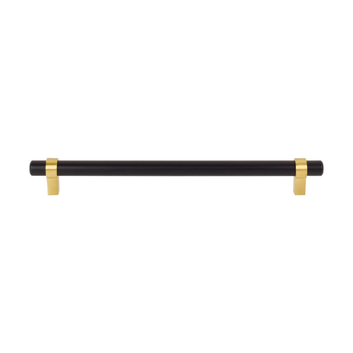 Jeffrey Alexander - 5224SN - Key Grande 8-13/16" (224 mm) Center to Center Modern Industrial Pipe Style Bar Cabinet Handle / Drawer Pull in Satin Nickel