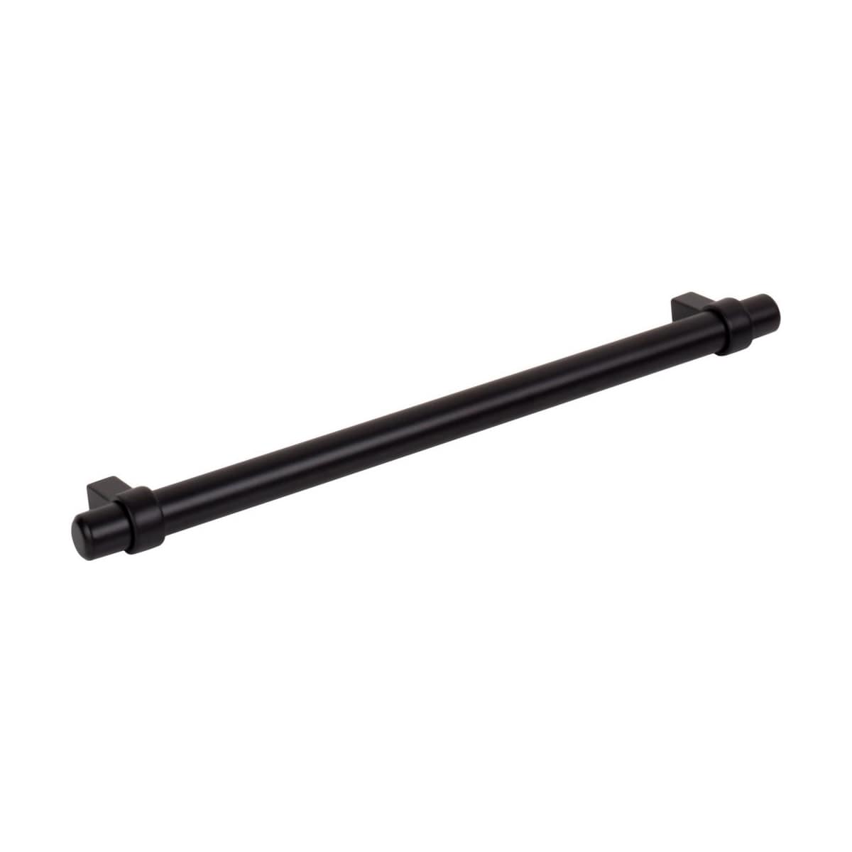 Jeffrey Alexander - 5224SN - Key Grande 8-13/16" (224 mm) Center to Center Modern Industrial Pipe Style Bar Cabinet Handle / Drawer Pull in Satin Nickel