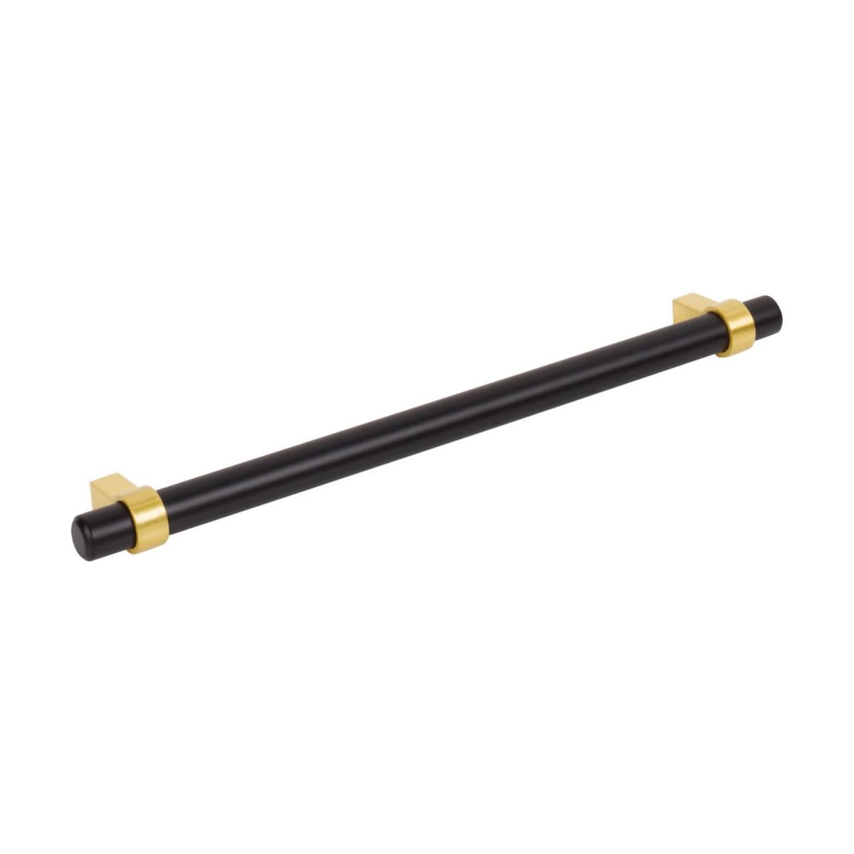 Jeffrey Alexander - 5224SN - Key Grande 8-13/16" (224 mm) Center to Center Modern Industrial Pipe Style Bar Cabinet Handle / Drawer Pull in Satin Nickel