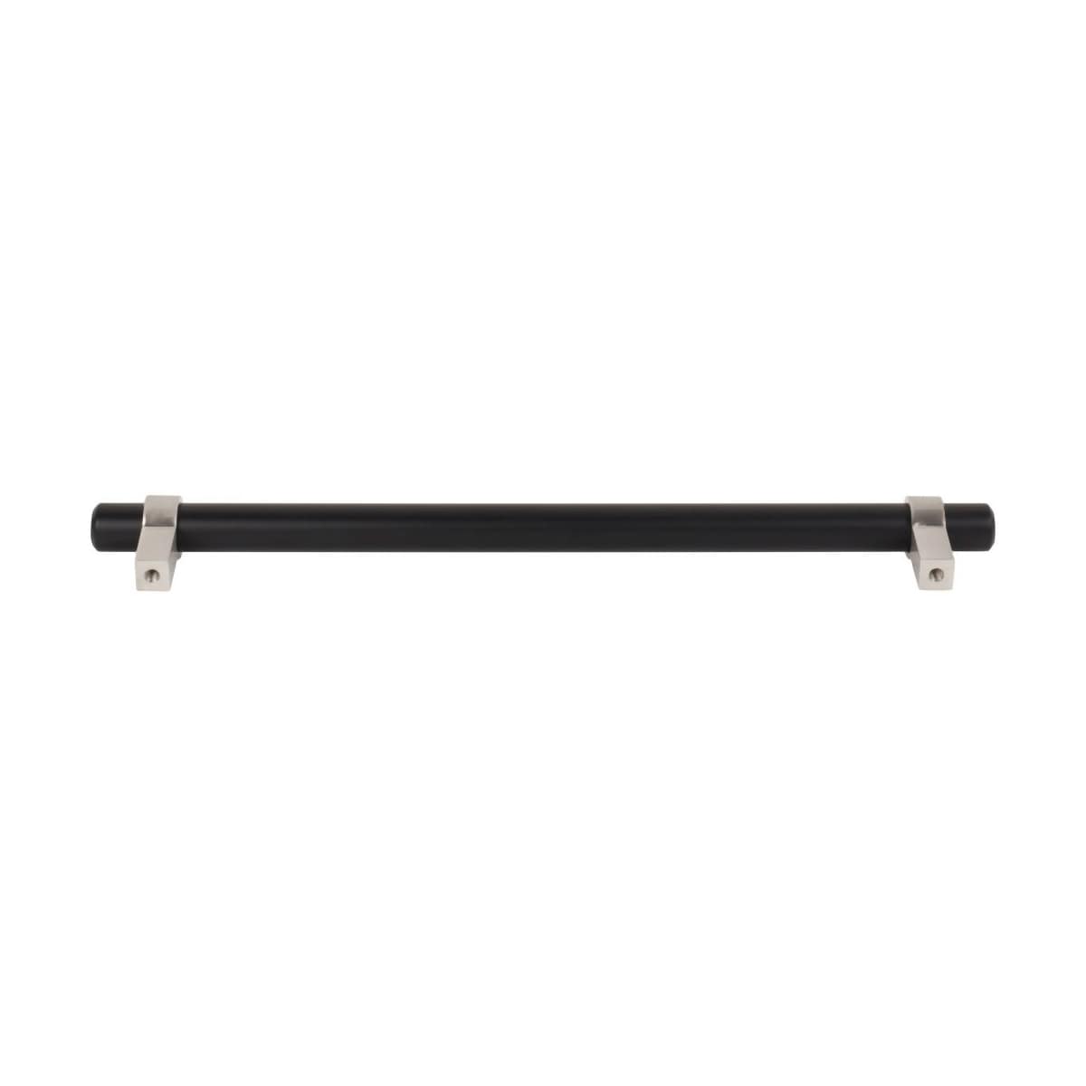 Jeffrey Alexander - 5224SN - Key Grande 8-13/16" (224 mm) Center to Center Modern Industrial Pipe Style Bar Cabinet Handle / Drawer Pull in Satin Nickel