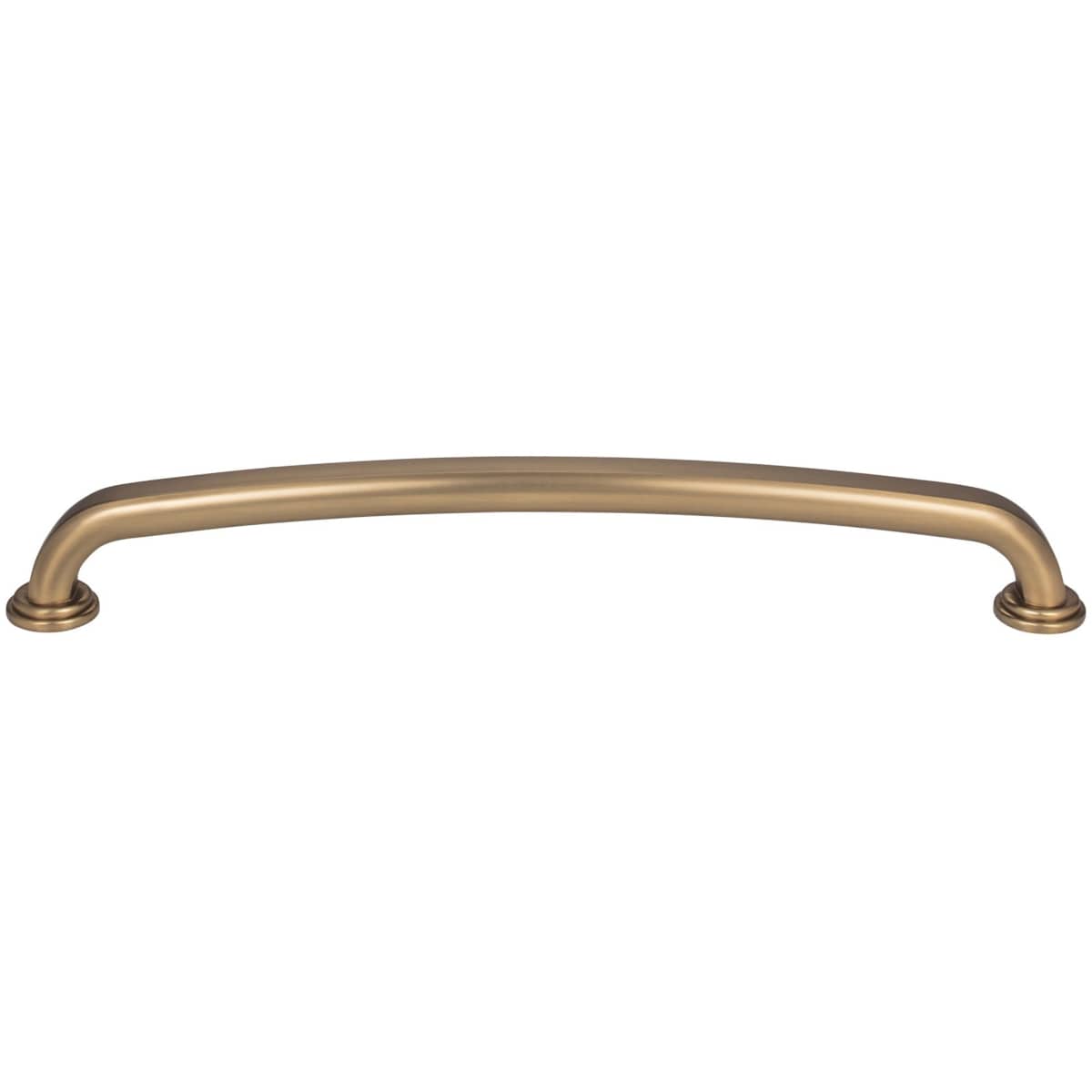 Jeffrey Alexander - 527-12SIM - Bremen 1 - 12" Center to Center Bold Modern Industrial Appliance Pull / Handle with Squared Edges in Distressed Antique Silver