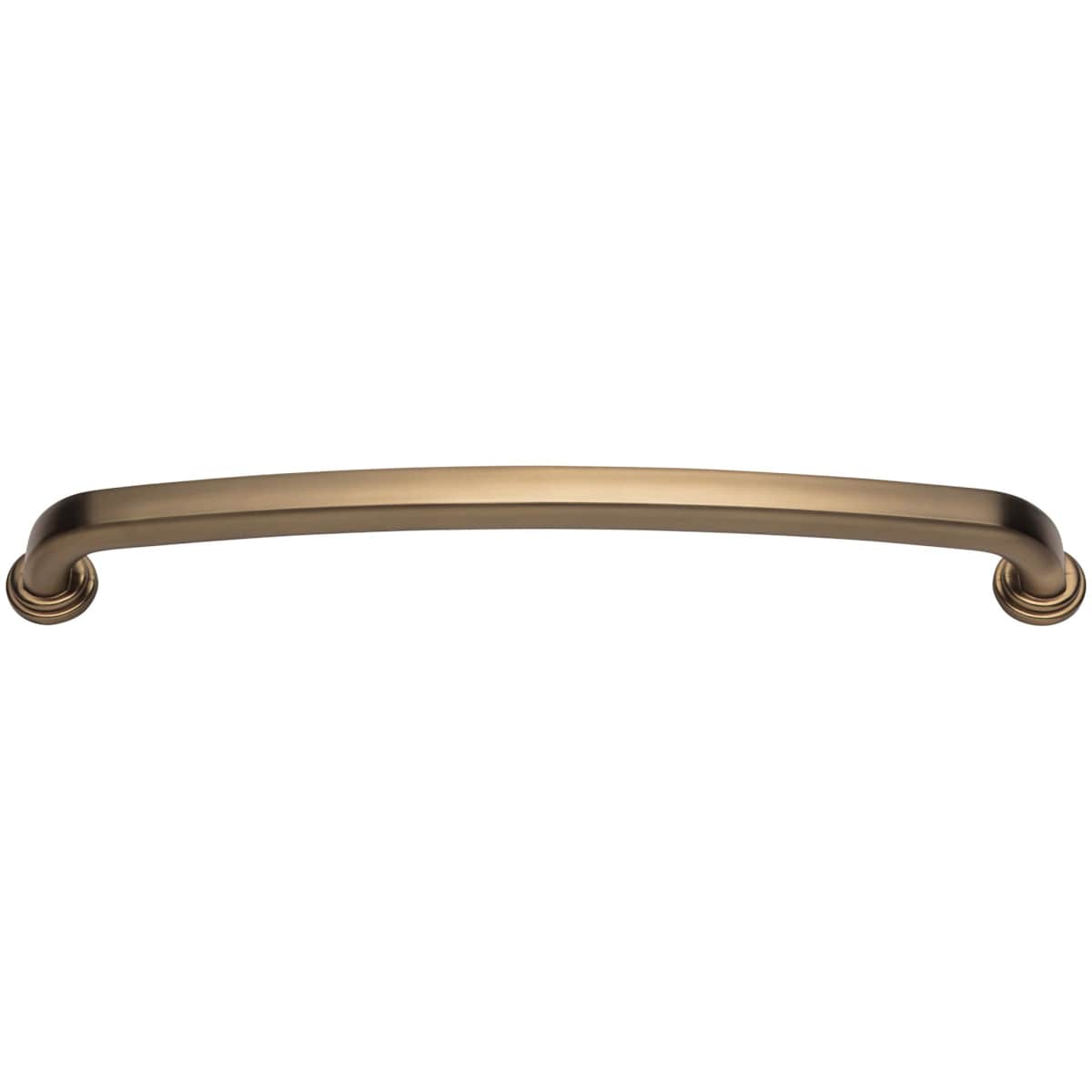 Jeffrey Alexander - 527-12SIM - Bremen 1 - 12" Center to Center Bold Modern Industrial Appliance Pull / Handle with Squared Edges in Distressed Antique Silver
