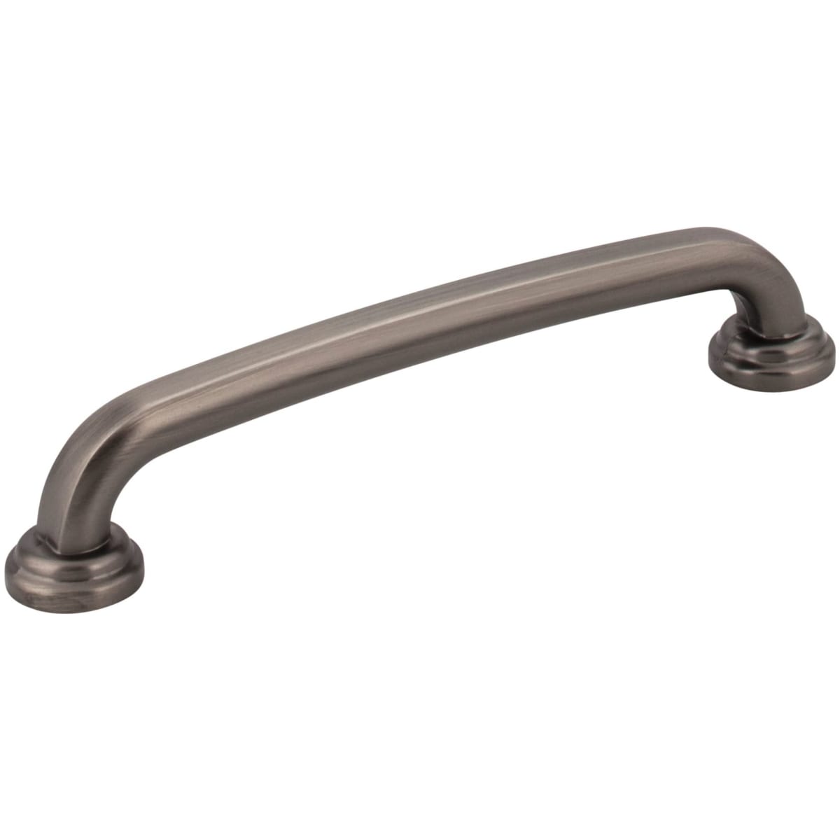 Jeffrey Alexander - 527-128BNBDL - Bremen 1 - 5-1/16" (128mm) Center to Center Modern Industrial Angled Pipe Style Cabinet Handle / Drawer Pull in Brushed Pewter