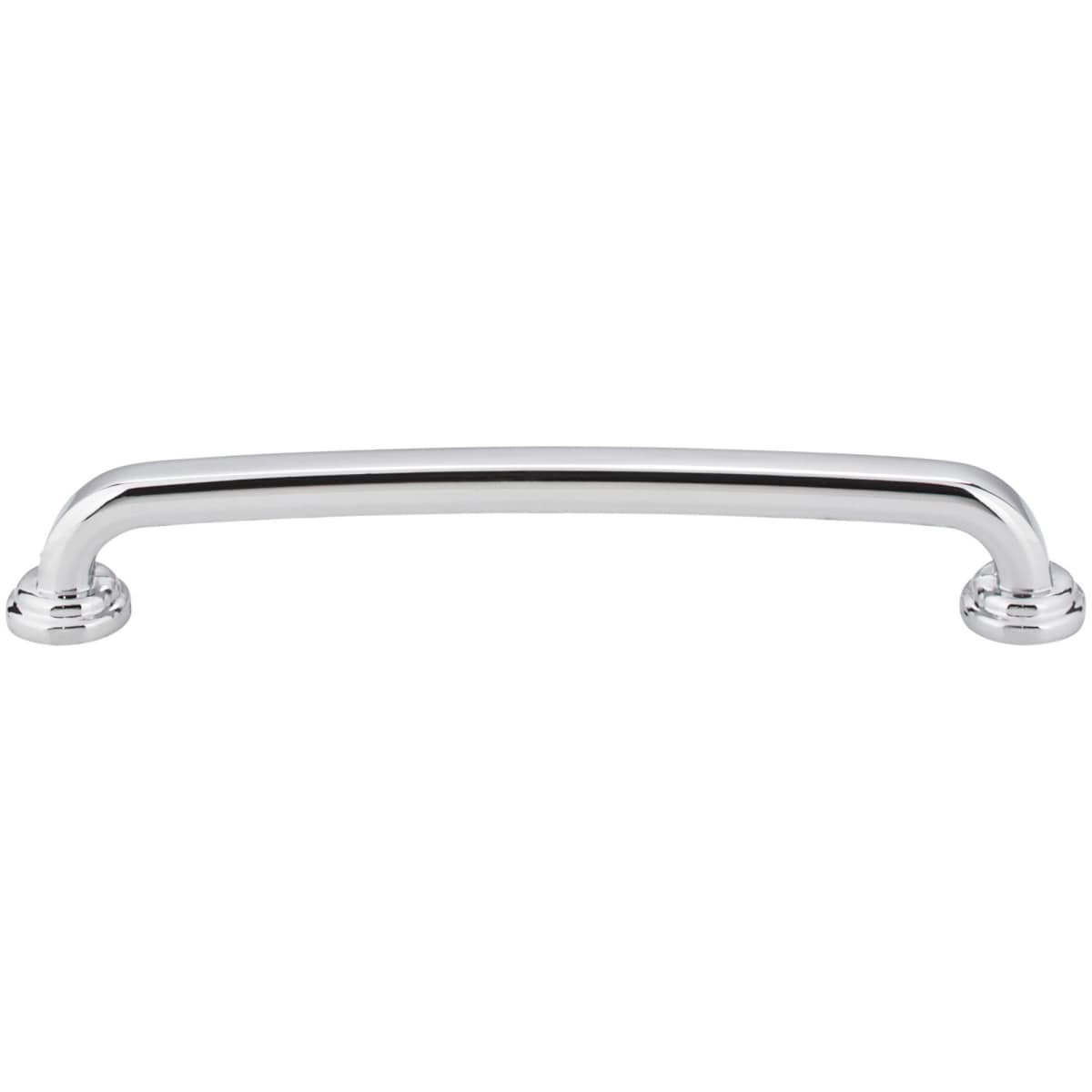 Jeffrey Alexander - 527-160PC - Bremen 1 - 6-5/16" Center to Center Bold Curved Cabinet Handle / Drawer Pull with Squared Edges in Polished Chrome