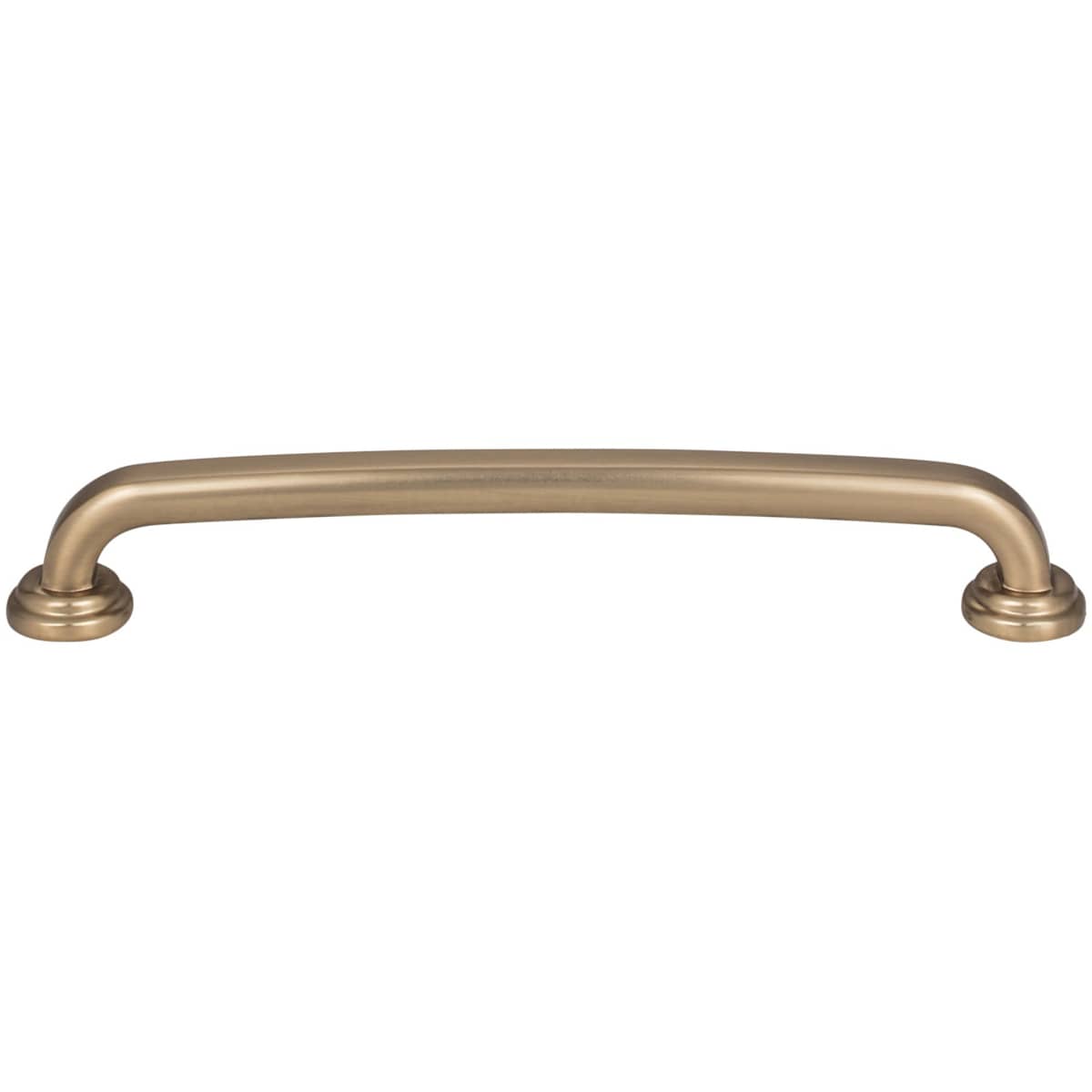 Jeffrey Alexander - 527-160PC - Bremen 1 - 6-5/16" Center to Center Bold Curved Cabinet Handle / Drawer Pull with Squared Edges in Polished Chrome