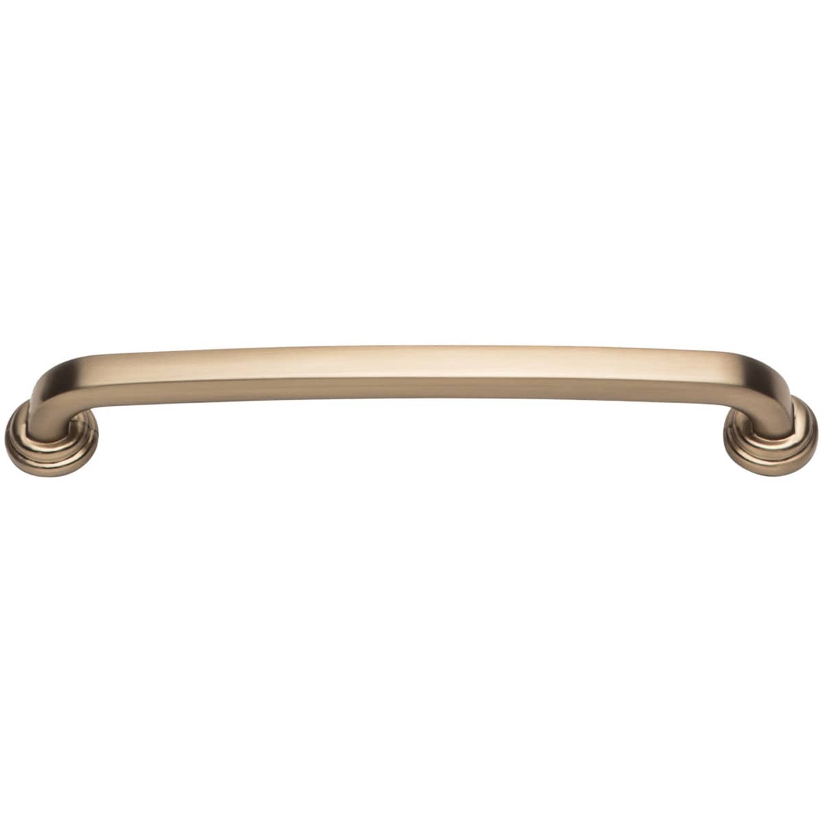 Jeffrey Alexander - 527-160PC - Bremen 1 - 6-5/16" Center to Center Bold Curved Cabinet Handle / Drawer Pull with Squared Edges in Polished Chrome