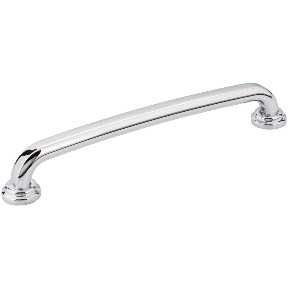 Jeffrey Alexander - 527-160PC - Bremen 1 - 6-5/16" Center to Center Bold Curved Cabinet Handle / Drawer Pull with Squared Edges in Polished Chrome