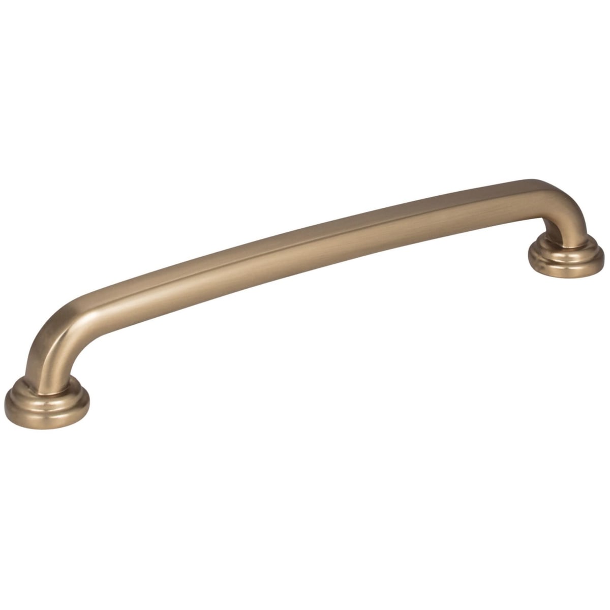 Bremen 1 - 6-5/16" Center to Center Bold Curved Cabinet Handle / Drawer Pull with Squared Edges