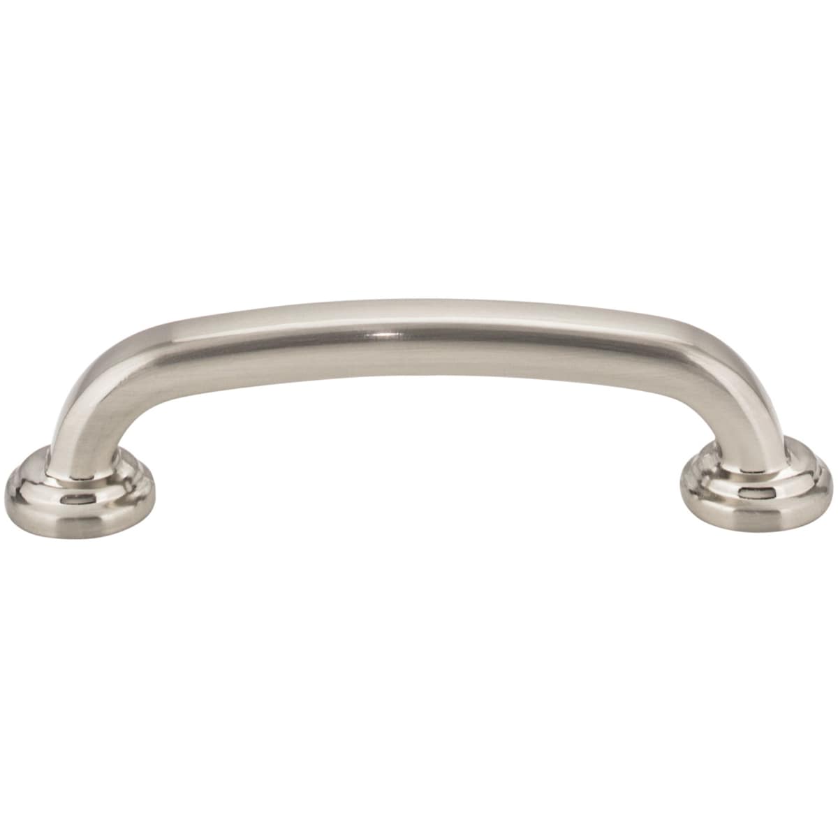 Jeffrey Alexander - 527ABSB - Bremen 1 Series 3-3/4" Center to Center Curved Bold Cabinet Handle / Drawer Pull in Antique Brushed Satin Brass