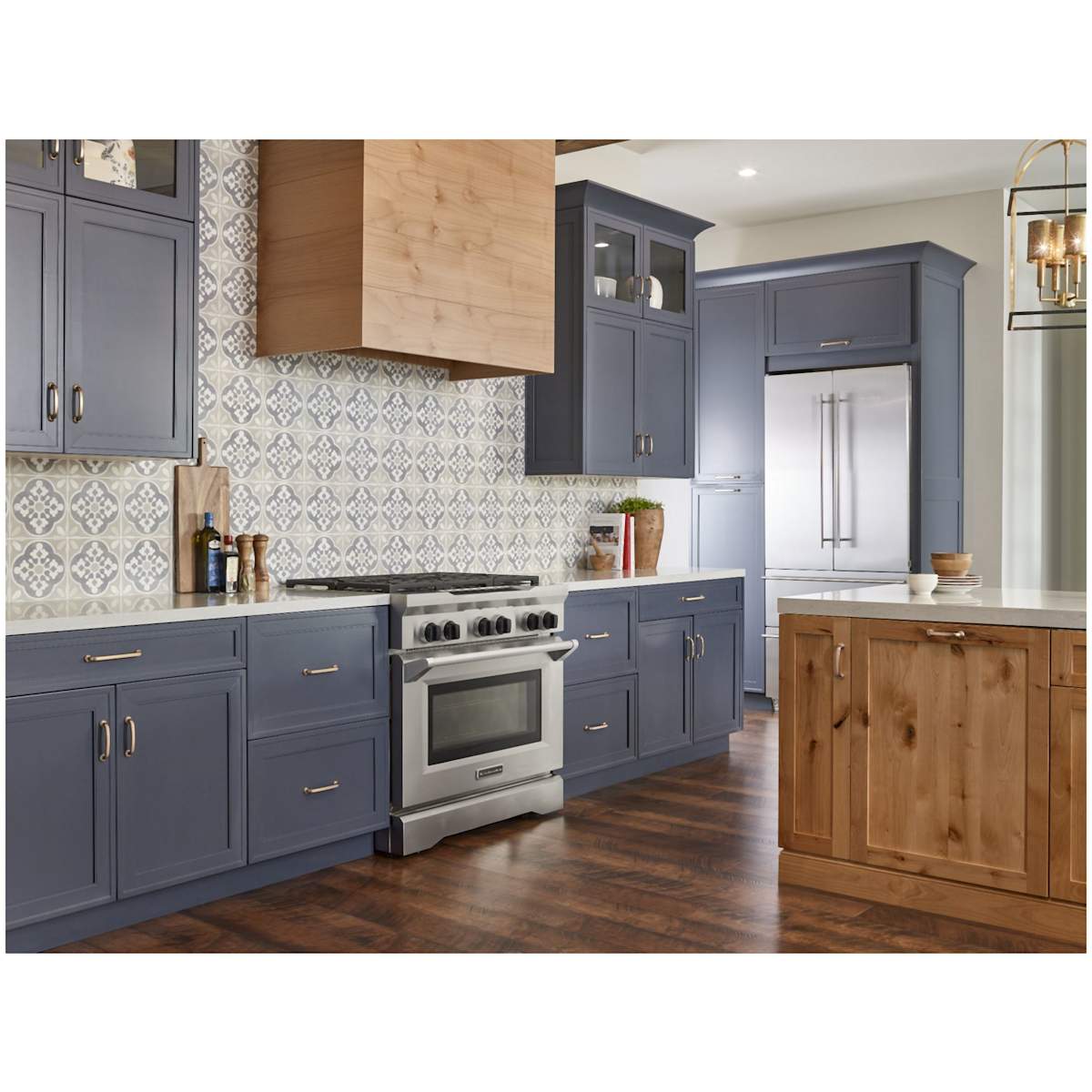 Jeffrey Alexander - 527ABSB - Bremen 1 Series 3-3/4" Center to Center Curved Bold Cabinet Handle / Drawer Pull in Antique Brushed Satin Brass
