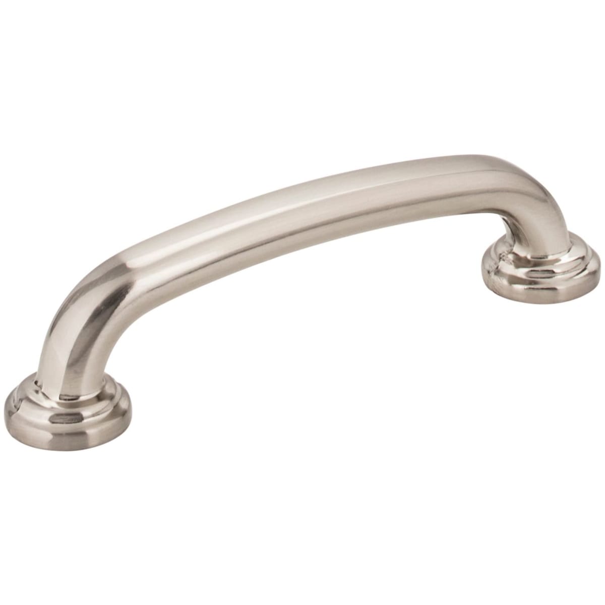 Jeffrey Alexander - 527SN - Bremen 1 Series 3-3/4" Center to Center Curved Bold Cabinet Handle / Drawer Pull in Satin Nickel