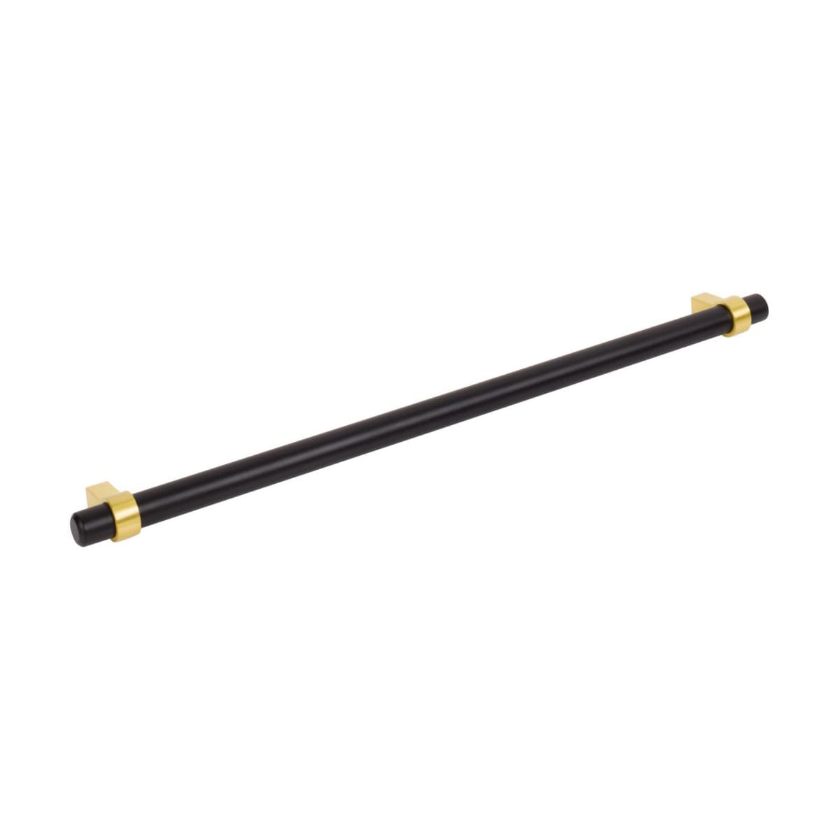 Jeffrey Alexander - 5319BG - Key Grande 12-9/16" (319 mm) Center to Center Modern Industrial Pipe Style Bar Cabinet Handle / Drawer Pull in Brushed Gold