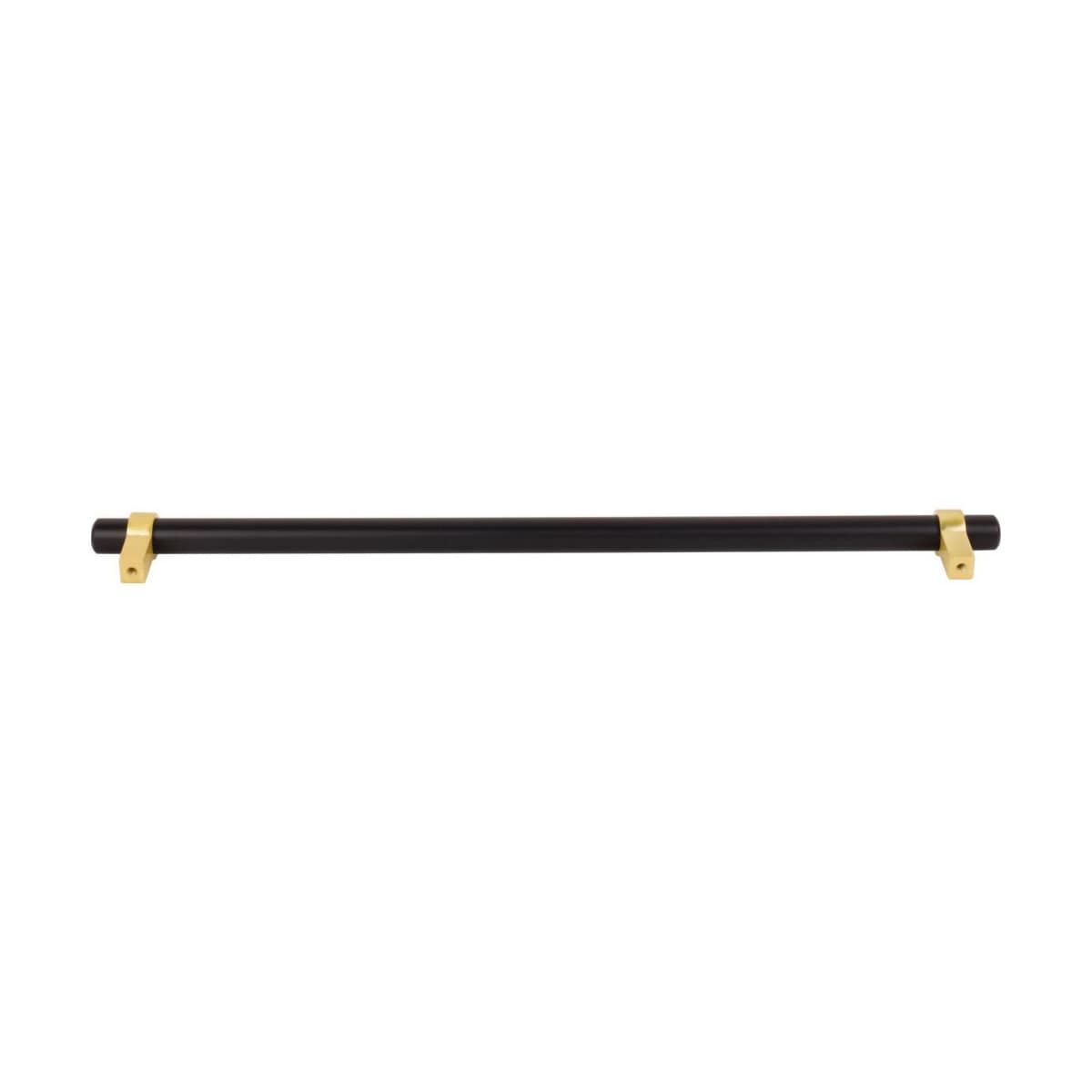 Jeffrey Alexander - 5319BG - Key Grande 12-9/16" (319 mm) Center to Center Modern Industrial Pipe Style Bar Cabinet Handle / Drawer Pull in Brushed Gold