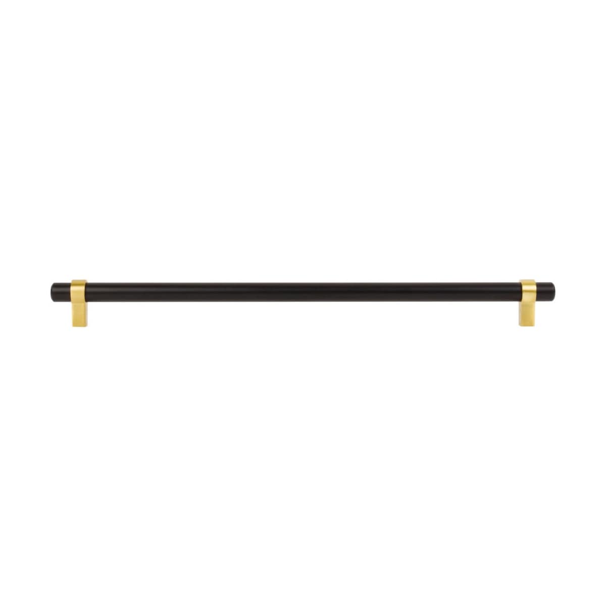 Jeffrey Alexander - 5319BG - Key Grande 12-9/16" (319 mm) Center to Center Modern Industrial Pipe Style Bar Cabinet Handle / Drawer Pull in Brushed Gold