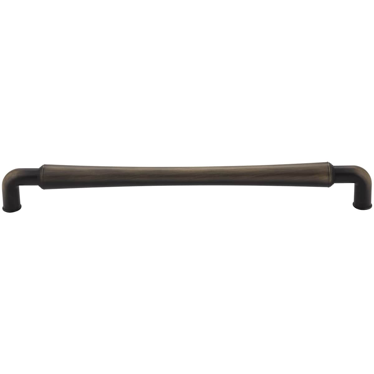 Jeffrey Alexander - 537-12DACM - Bremen 2 -12" Center to Center Bold Country Industrial Barrel Appliance Pull / Handle in Gun Metal