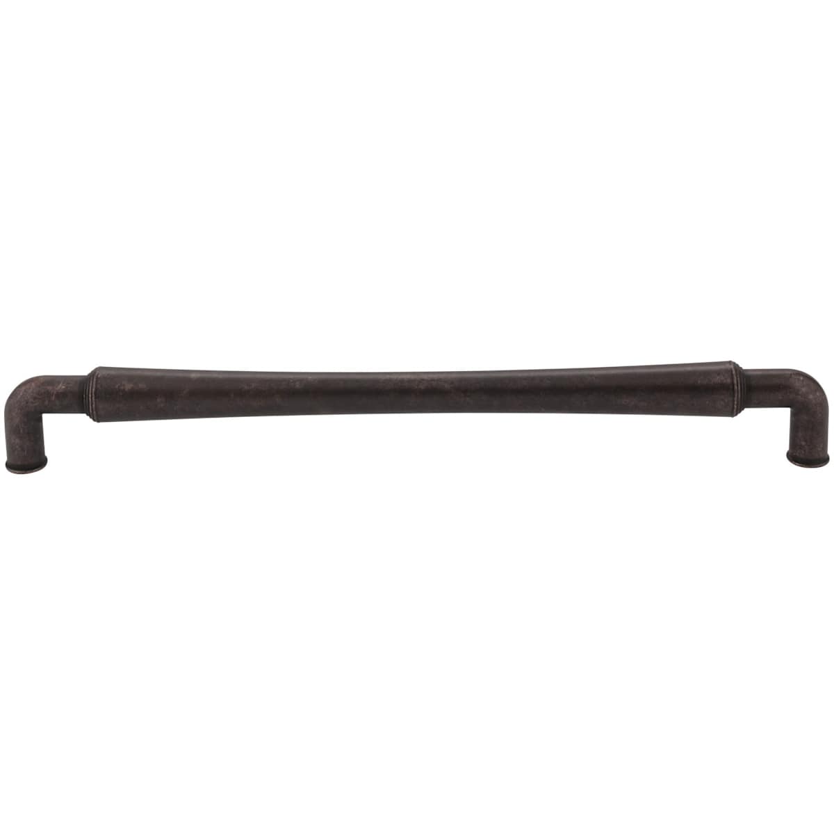 Jeffrey Alexander - 537-12DACM - Bremen 2 -12" Center to Center Bold Country Industrial Barrel Appliance Pull / Handle in Gun Metal