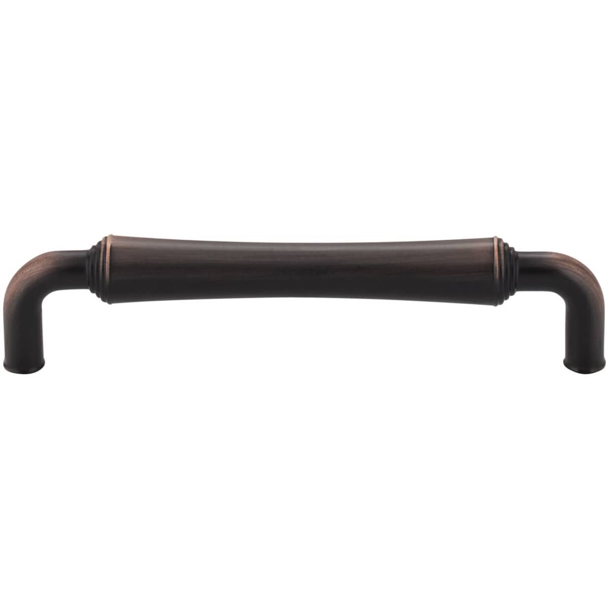 Jeffrey Alexander - 537-128DBAC - Bremen 2 Series 5-1/16" (128mm) Center to Center Barrel Style Industrial Cabinet Handle / Drawer Pull in Brushed Oil Rubbed Bronze
