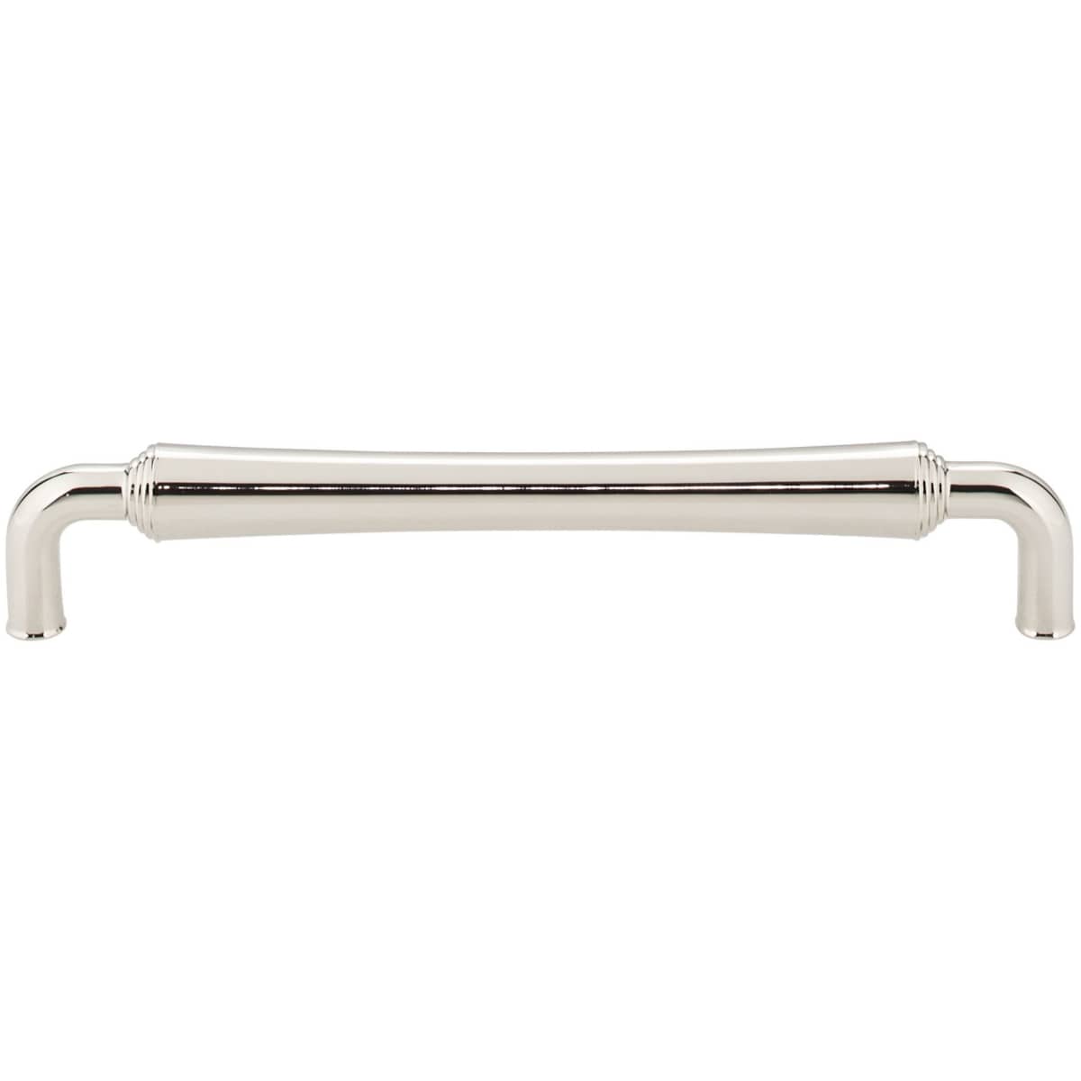 Jeffrey Alexander - 537-160SN - Bremen 2 - 6-5/16" Center to Center American Country Industrial Barrel Cabinet Handle / Drawer Pull in Satin Nickel