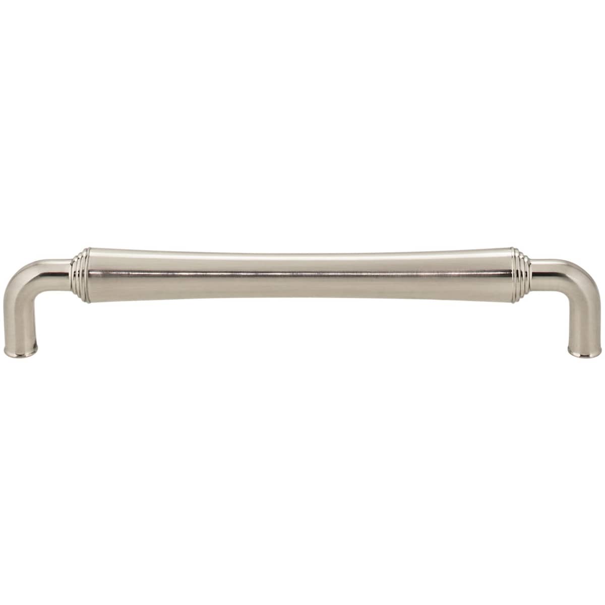 Jeffrey Alexander - 537-160SN - Bremen 2 - 6-5/16" Center to Center American Country Industrial Barrel Cabinet Handle / Drawer Pull in Satin Nickel