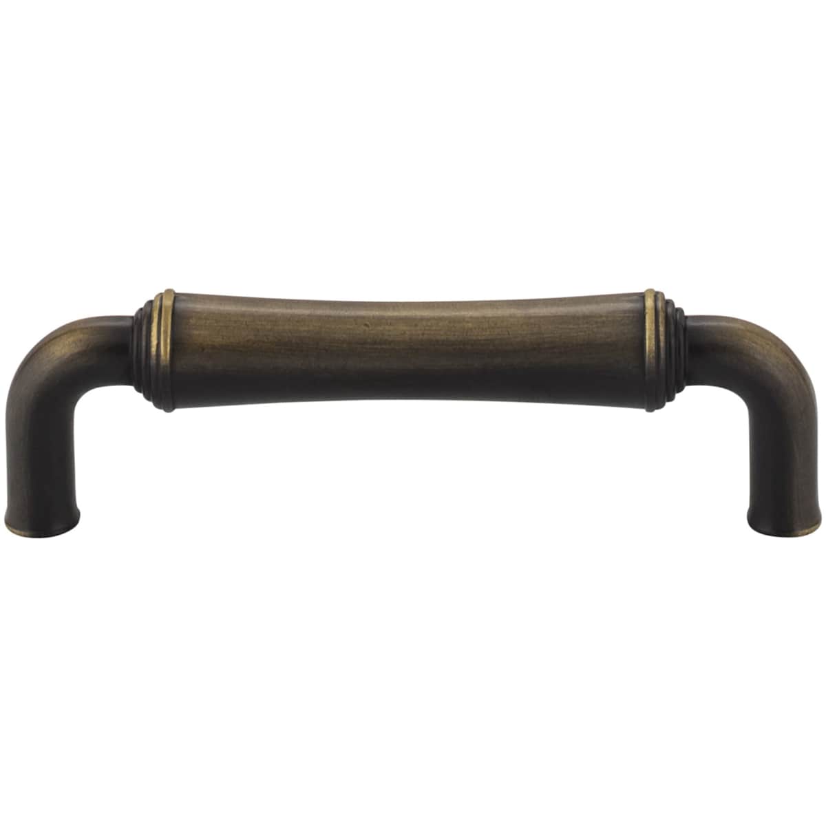 Jeffrey Alexander - 537DBAC - Bremen 2 Series 3-3/4" Center to Center Contemporary Barrel Cabinet Handle / Drawer Pull in Brushed Oil Rubbed Bronze