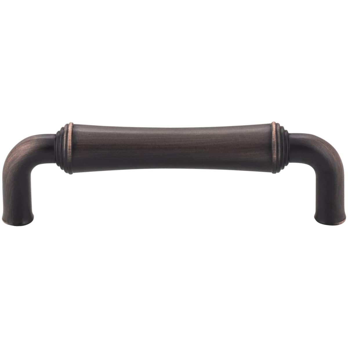 Jeffrey Alexander - 537DBAC - Bremen 2 Series 3-3/4" Center to Center Contemporary Barrel Cabinet Handle / Drawer Pull in Brushed Oil Rubbed Bronze