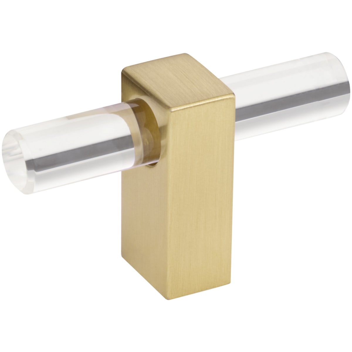 Spencer 2-3/8" Wide Acrylic "T" Bar Cabinet Knob / Drawer T Knob