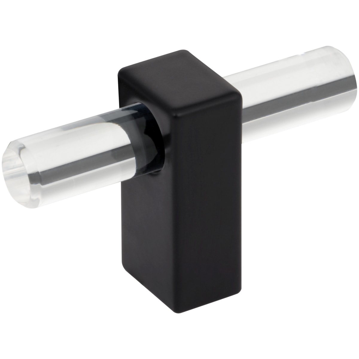 Spencer 2-3/8" Wide Acrylic "T" Bar Cabinet Knob / Drawer T Knob