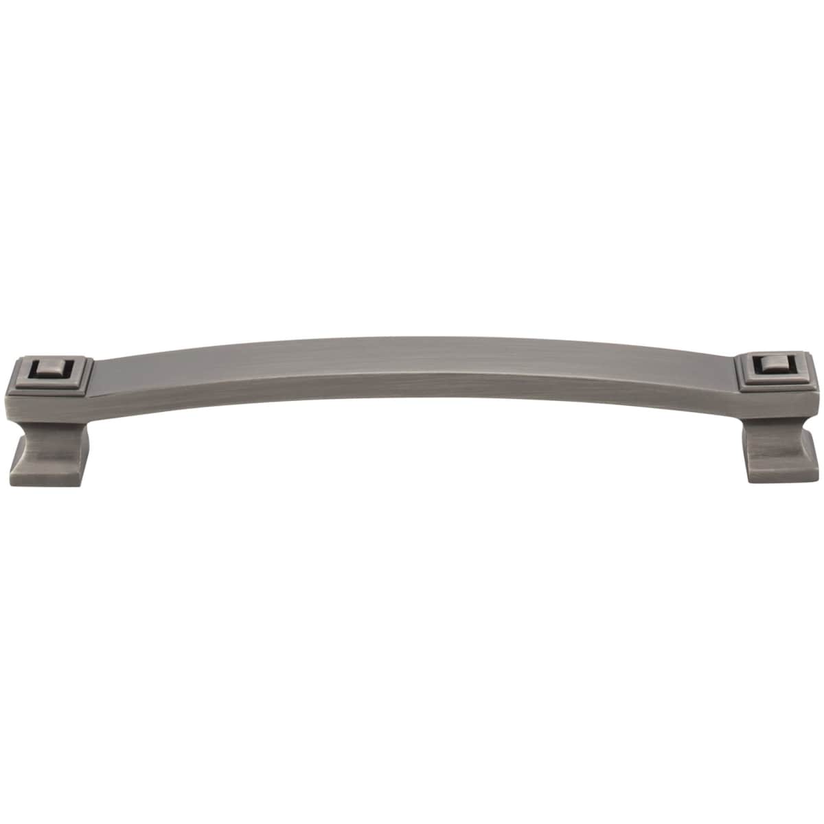 Jeffrey Alexander - 585-160SN - Delmar 6-5/16" Center to Center Traditional Elegant Cabinet Handle / Drawer Pull in Satin Nickel