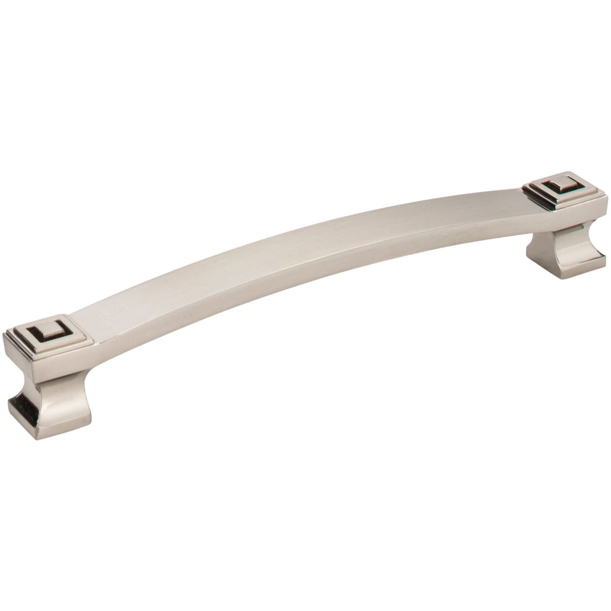 Jeffrey Alexander - 585-160SN - Delmar 6-5/16" Center to Center Traditional Elegant Cabinet Handle / Drawer Pull in Satin Nickel