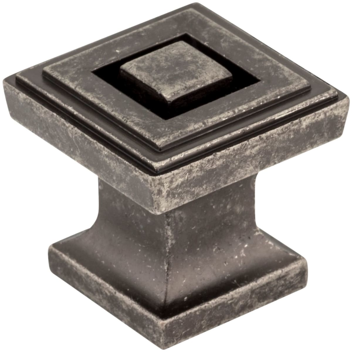 Delmar 1" Stacked Square Designer Deco Cabinet / Drawer Knob