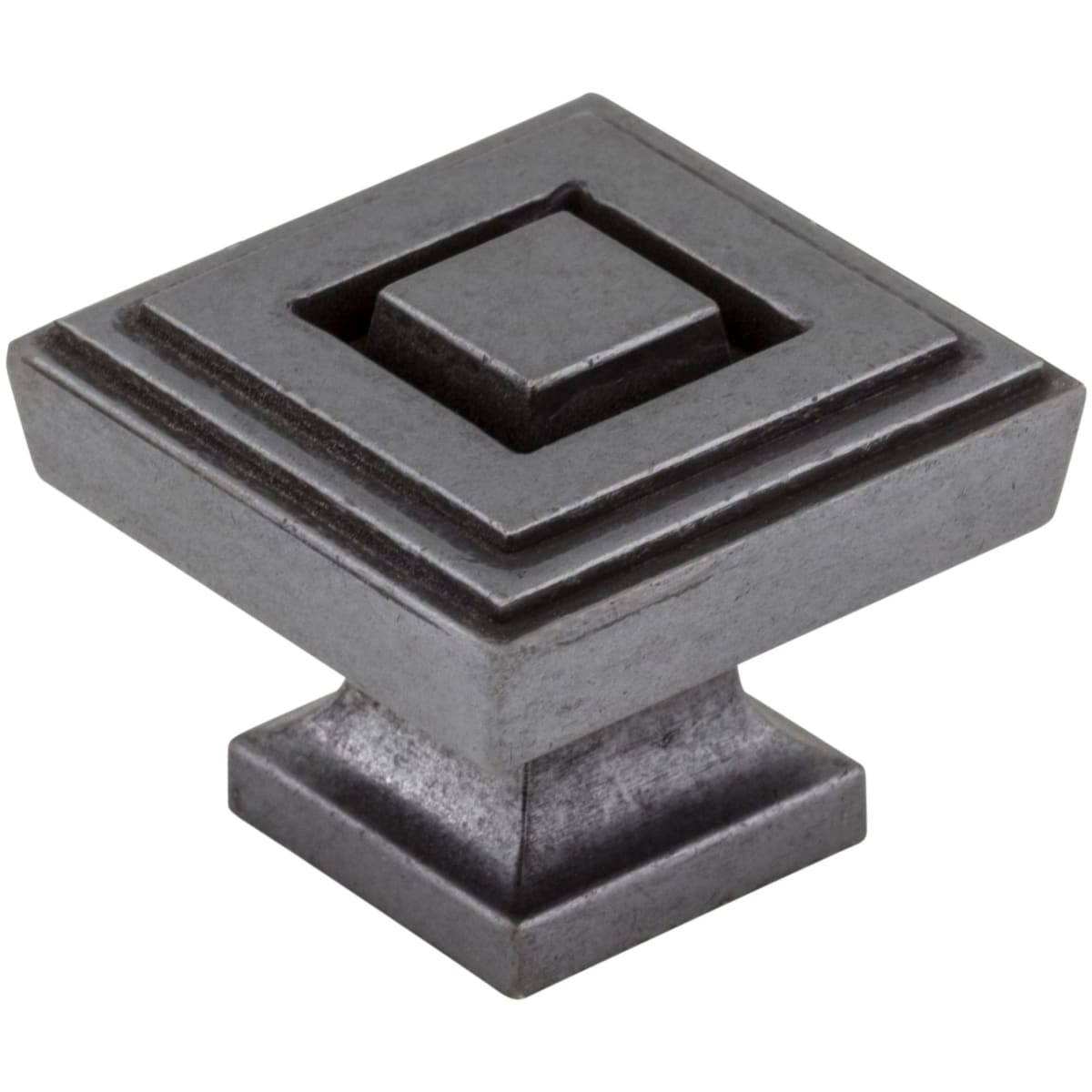 Delmar 1-1/4" Stacked Square Deco Mod Cabinet / Drawer Knob