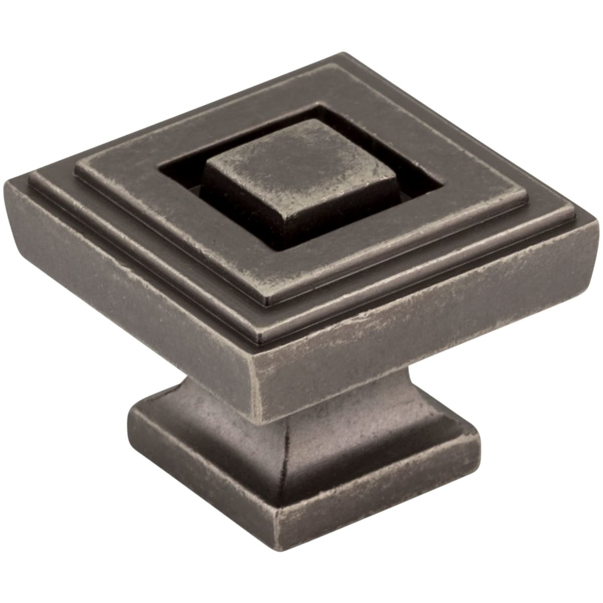 Delmar 1-1/4" Stacked Square Deco Mod Cabinet / Drawer Knob
