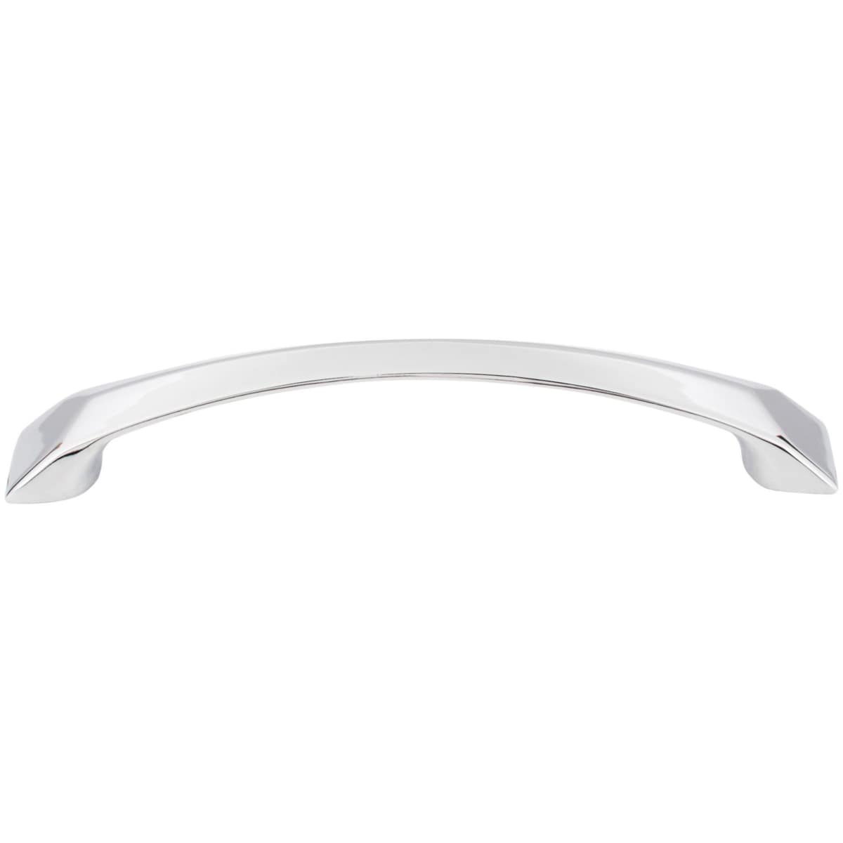 Jeffrey Alexander - 595-128PC - Cairo 5-1/16" (128mm) Center to Center Faceted Arch Cabinet Handle / Drawer Pull in Polished Chrome