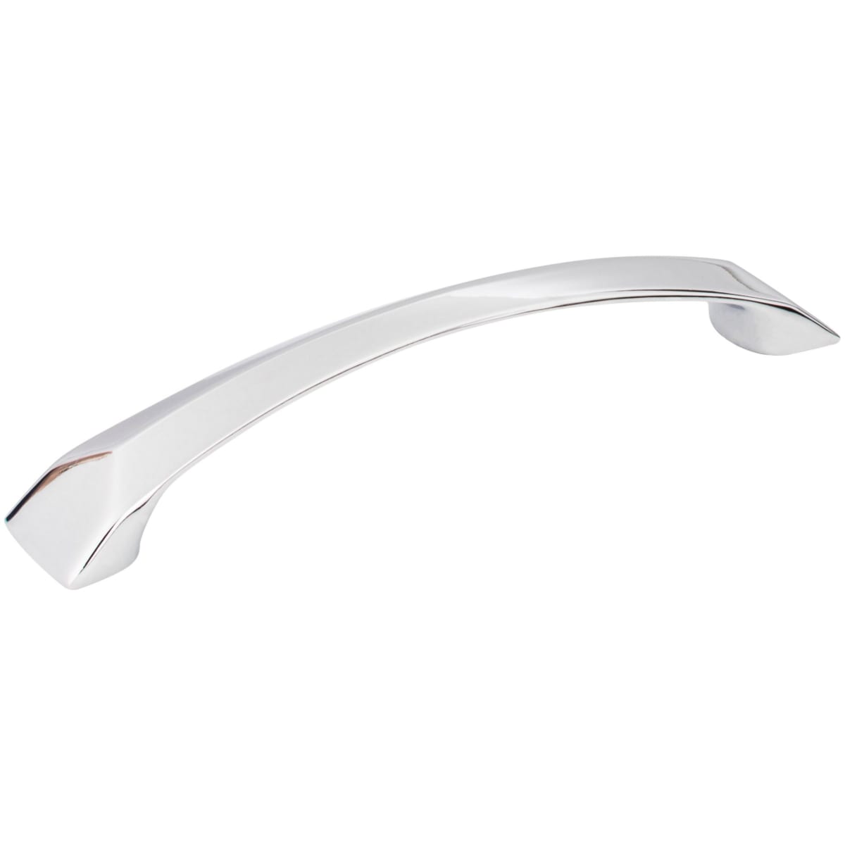 Jeffrey Alexander - 595-128PC - Cairo 5-1/16" (128mm) Center to Center Faceted Arch Cabinet Handle / Drawer Pull in Polished Chrome
