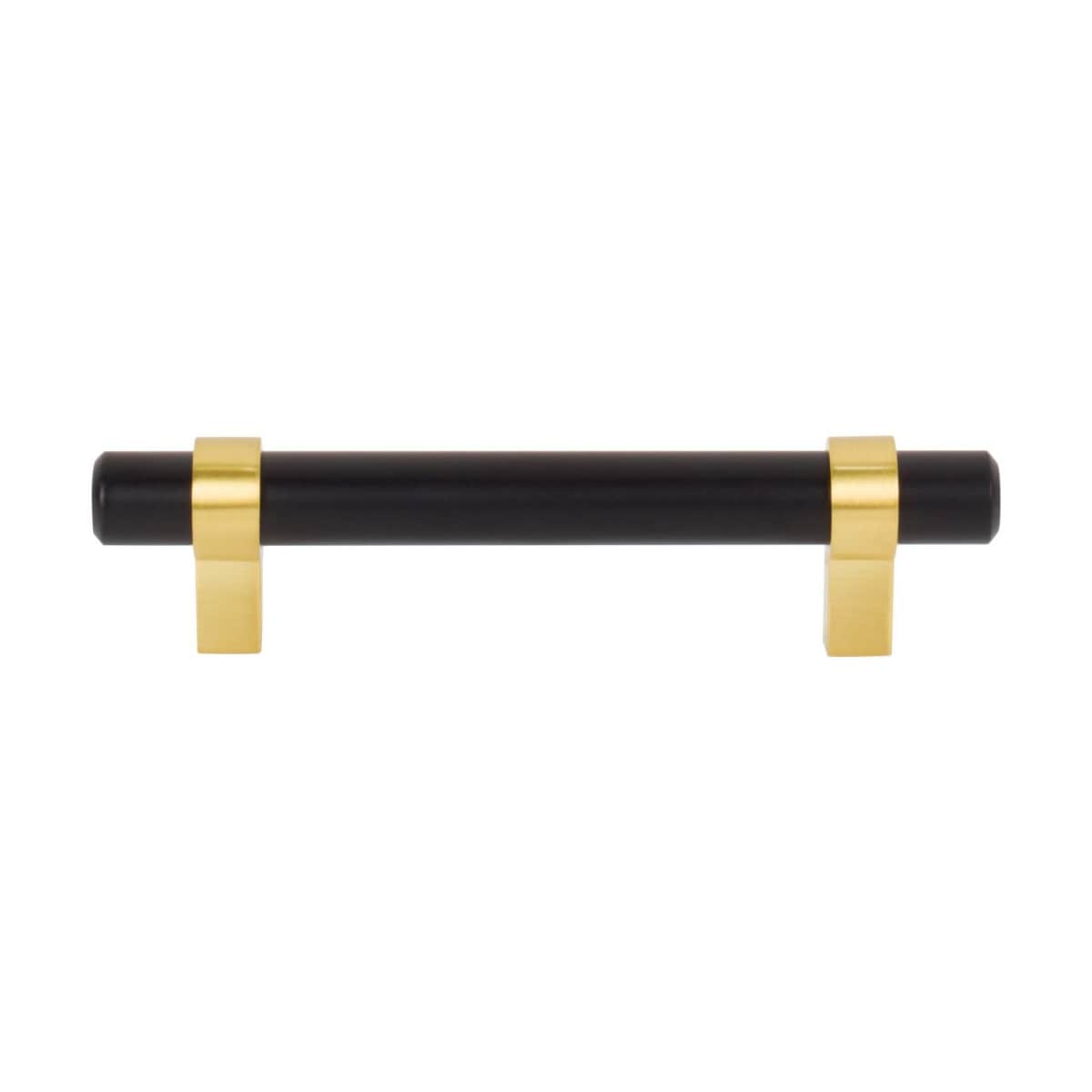 Jeffrey Alexander - 596SN - Key Grande 3-3/4" (96 mm) Center to Center Modern Industrial Pipe Style Bar Cabinet Handle / Drawer Pull in Satin Nickel