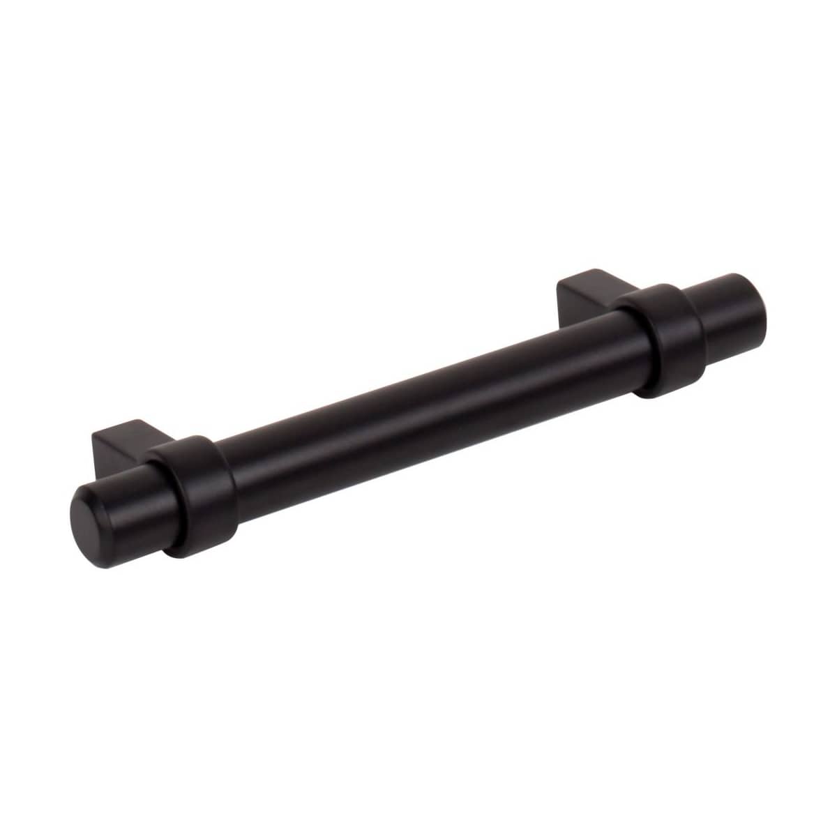 Jeffrey Alexander - 596SN - Key Grande 3-3/4" (96 mm) Center to Center Modern Industrial Pipe Style Bar Cabinet Handle / Drawer Pull in Satin Nickel