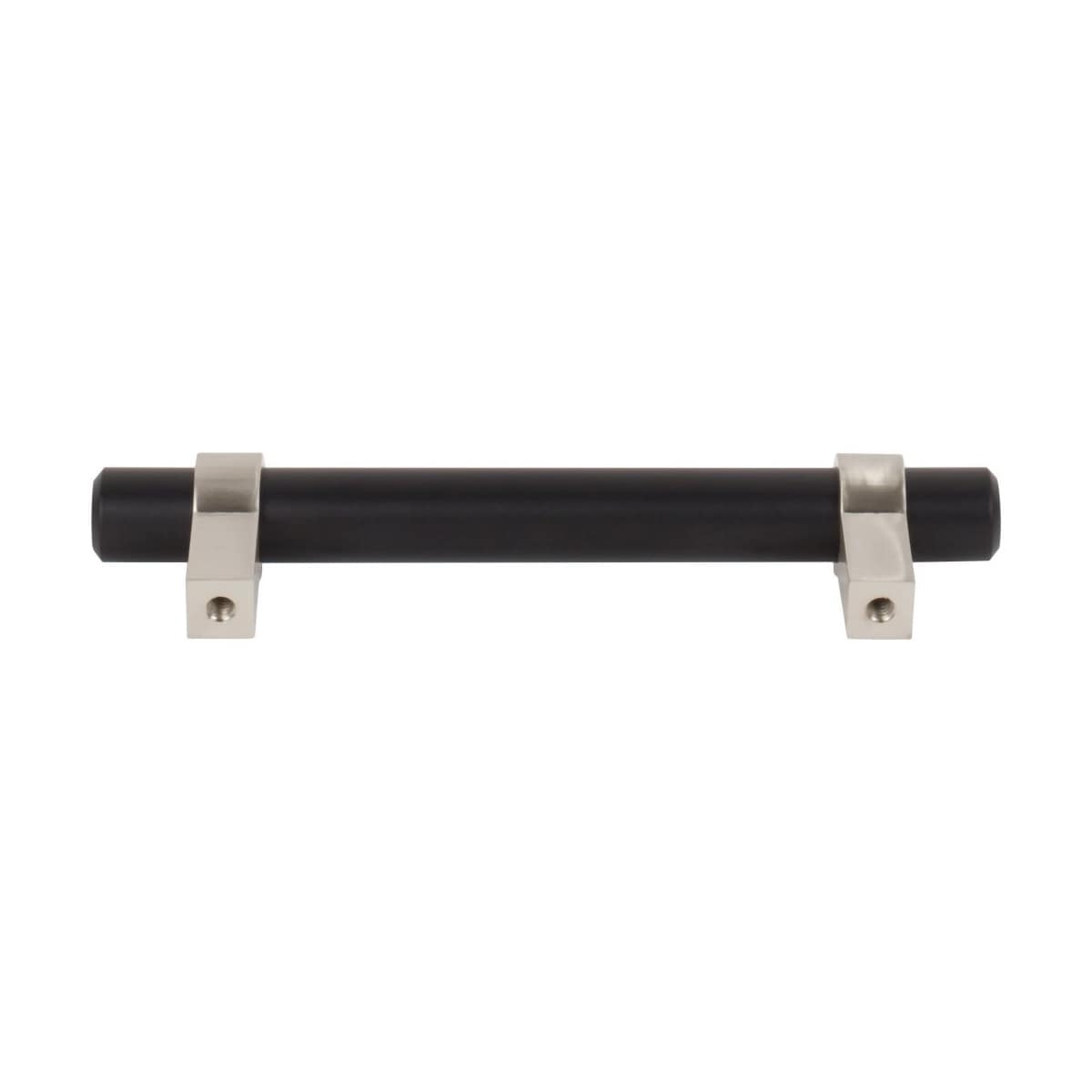 Jeffrey Alexander - 596SN - Key Grande 3-3/4" (96 mm) Center to Center Modern Industrial Pipe Style Bar Cabinet Handle / Drawer Pull in Satin Nickel