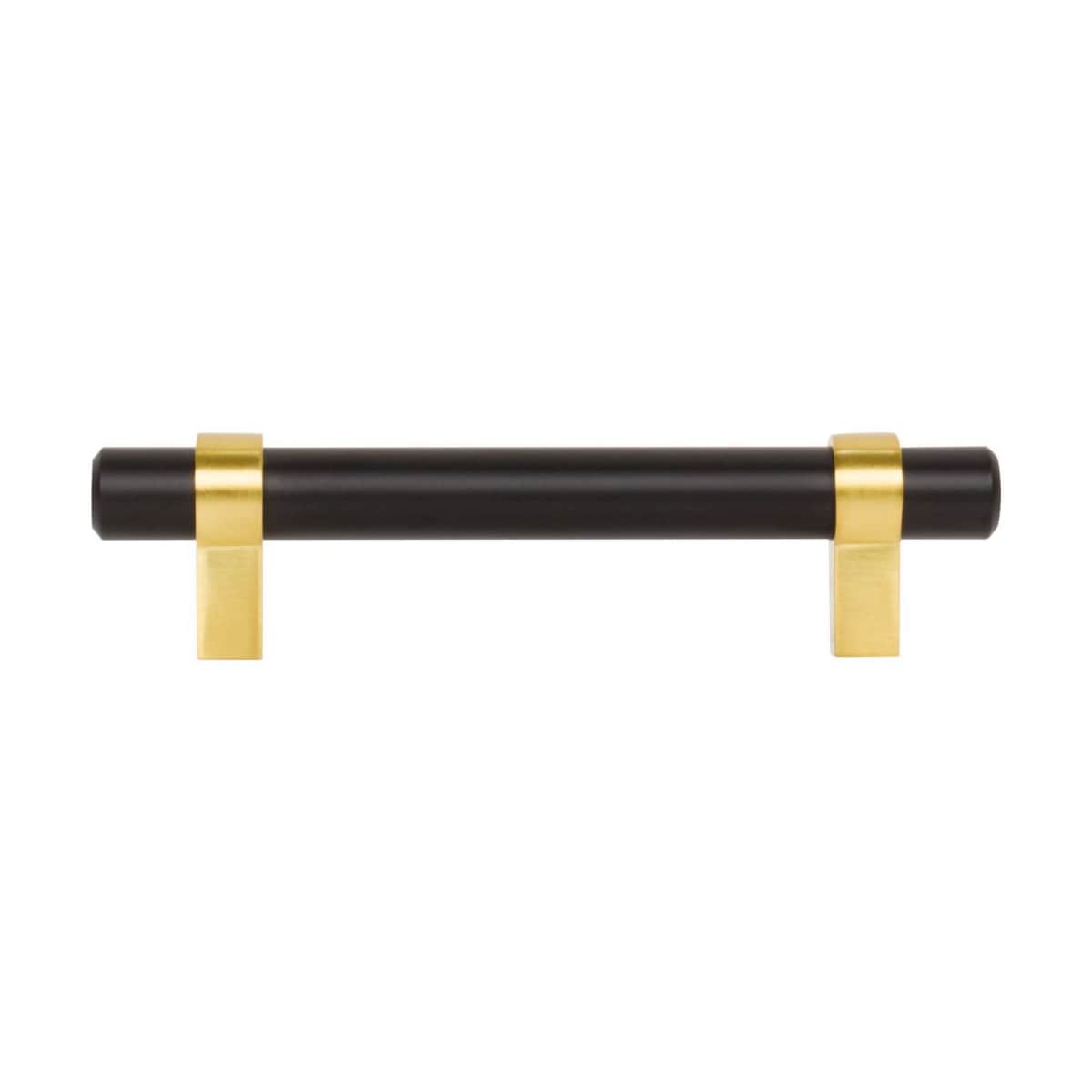 Jeffrey Alexander - 596SN - Key Grande 3-3/4" (96 mm) Center to Center Modern Industrial Pipe Style Bar Cabinet Handle / Drawer Pull in Satin Nickel