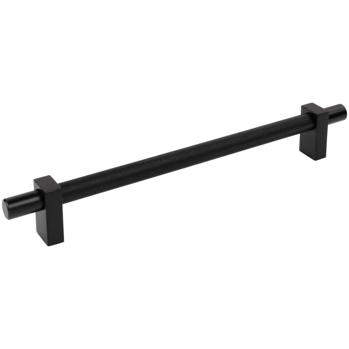 Larkin Center Knurled 12" Center to Center Modern Industrial Bar Appliance Pull / Appliance Bar Handle