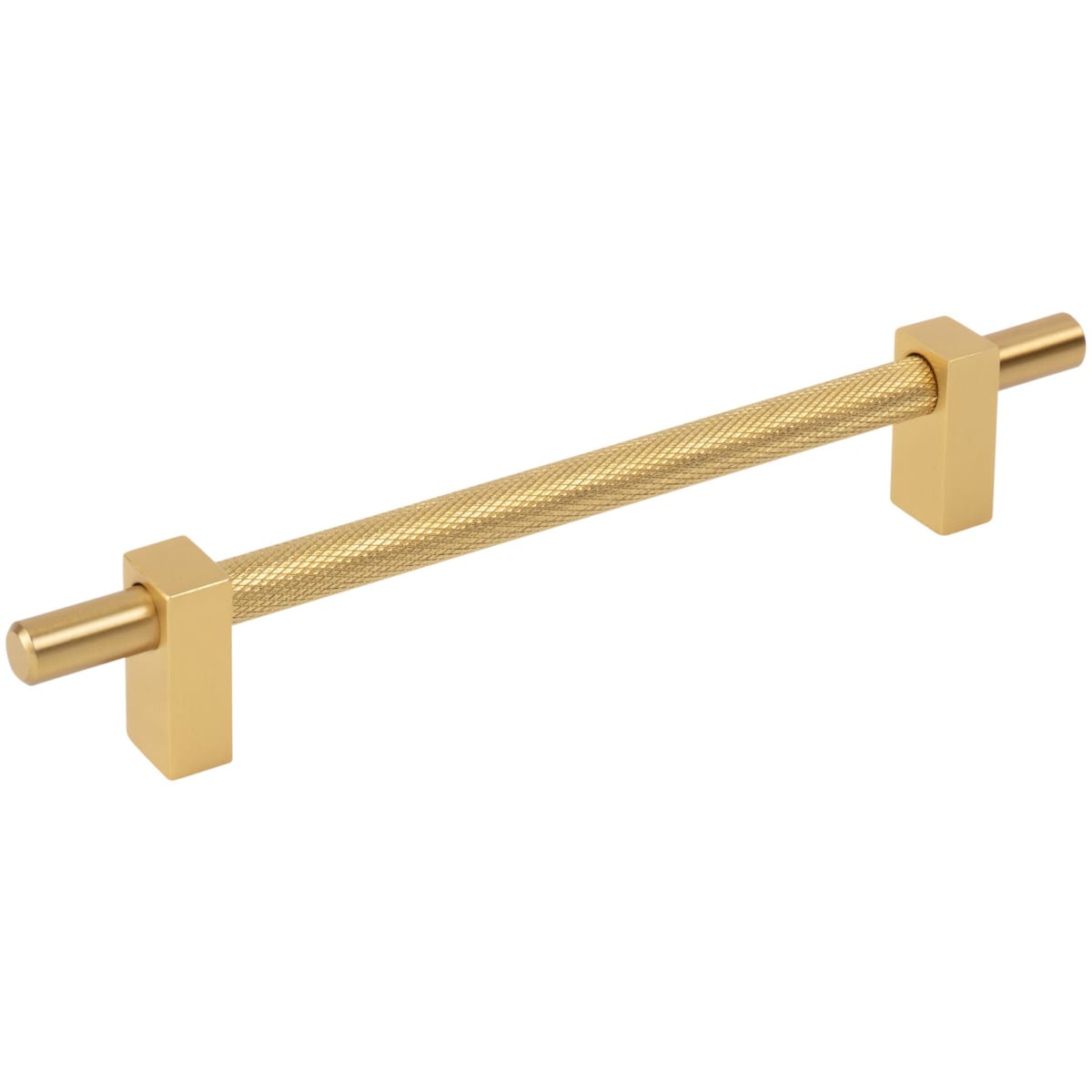 Larkin Center Knurled 6-5/16" Center to Center Modern Industrial Cabinet Bar Handle / Drawer Bar Pull
