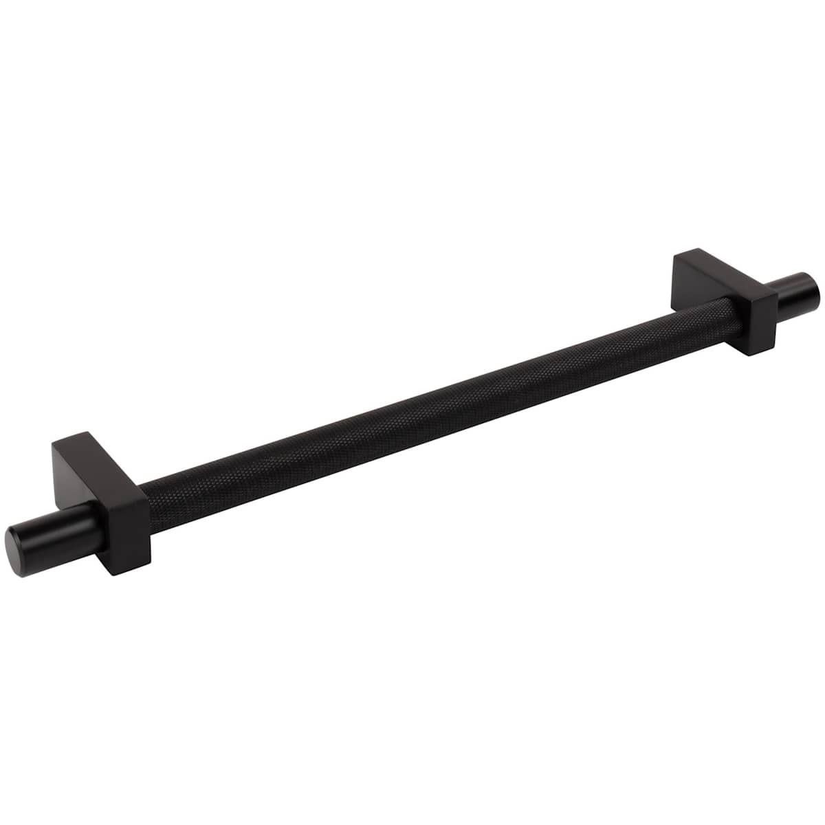 Jeffrey Alexander - 598-18BG - Larkin Center Knurled 18" Center to Center Modern Industrial Appliance Bar Handle / Appliance Bar Pull in Brushed Gold