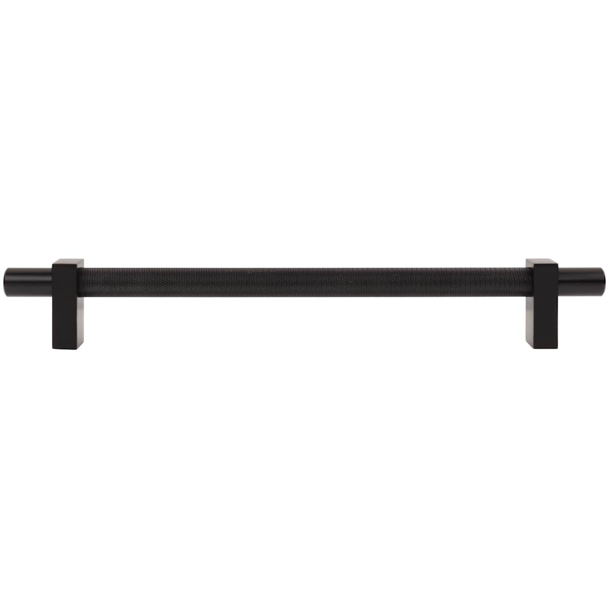Jeffrey Alexander - 598-18BG - Larkin Center Knurled 18" Center to Center Modern Industrial Appliance Bar Handle / Appliance Bar Pull in Brushed Gold