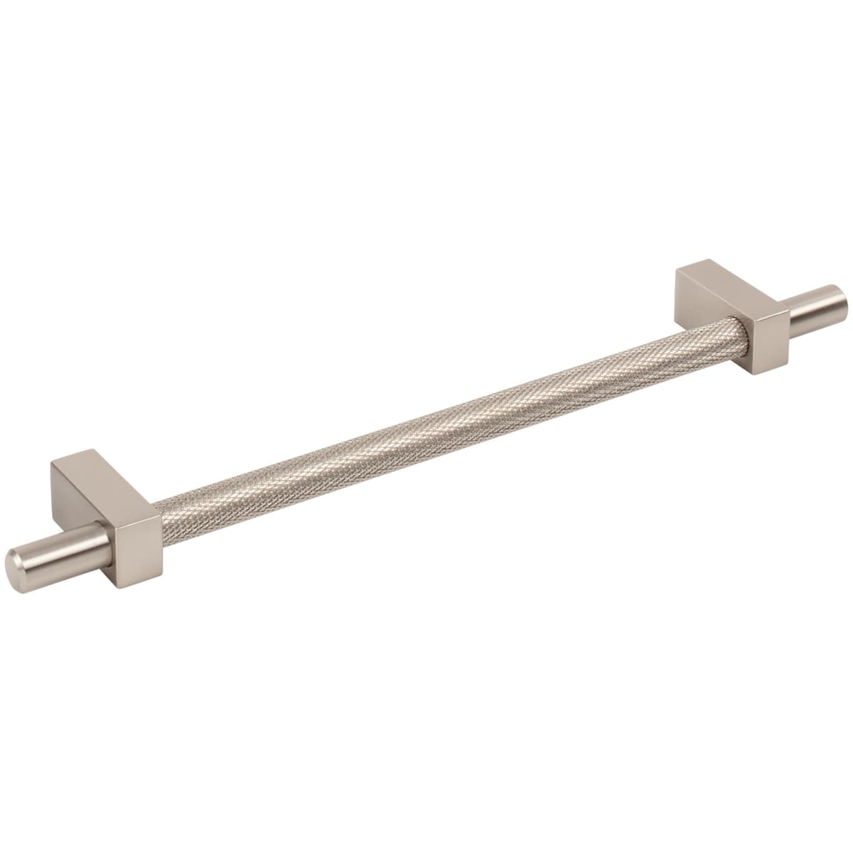 Jeffrey Alexander - 598-192SBZ - Larkin Center Knurled 7-9/16" Center to Center Modern Industrial Cabinet Bar Handle / Drawer Bar Pull in Satin Bronze