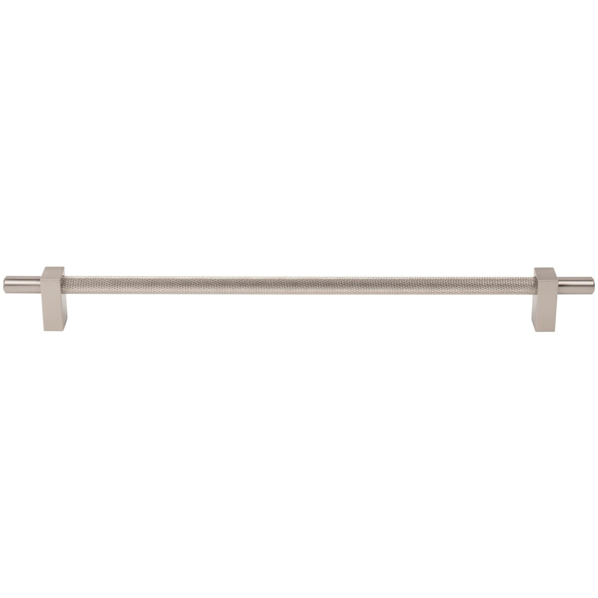 Jeffrey Alexander - 598-305SBZ - Larkin Center Knurled 12" (305mm) Center to Center Modern Industrial Large Cabinet Bar Handle / Drawer Bar Pull in Satin Bronze