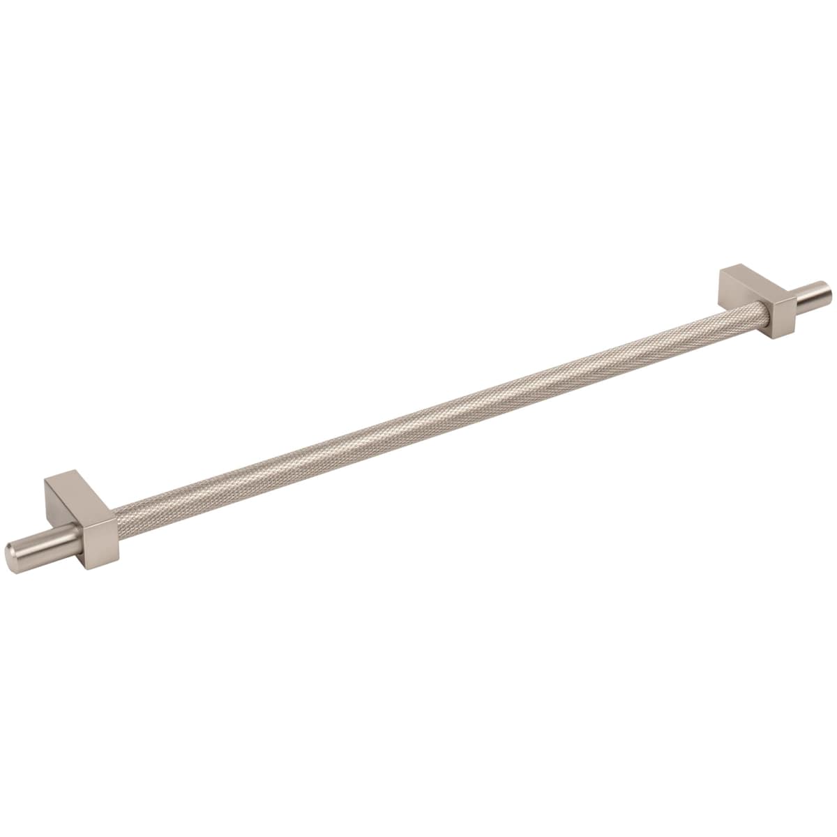 Jeffrey Alexander - 598-305SBZ - Larkin Center Knurled 12" (305mm) Center to Center Modern Industrial Large Cabinet Bar Handle / Drawer Bar Pull in Satin Bronze