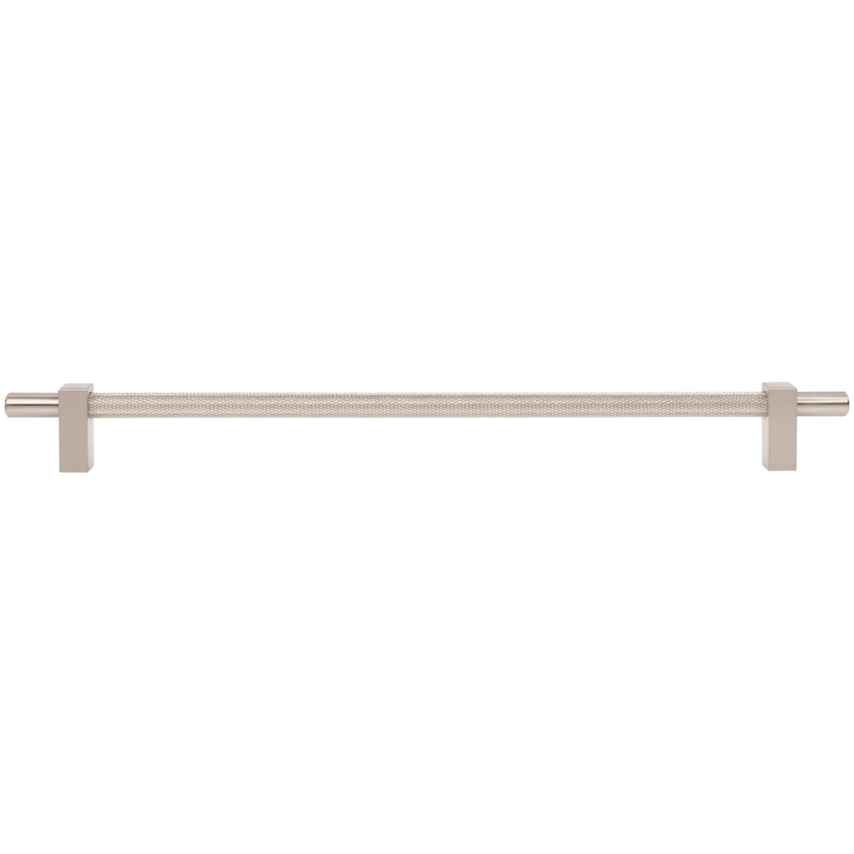 Jeffrey Alexander - 598-305SBZ - Larkin Center Knurled 12" (305mm) Center to Center Modern Industrial Large Cabinet Bar Handle / Drawer Bar Pull in Satin Bronze