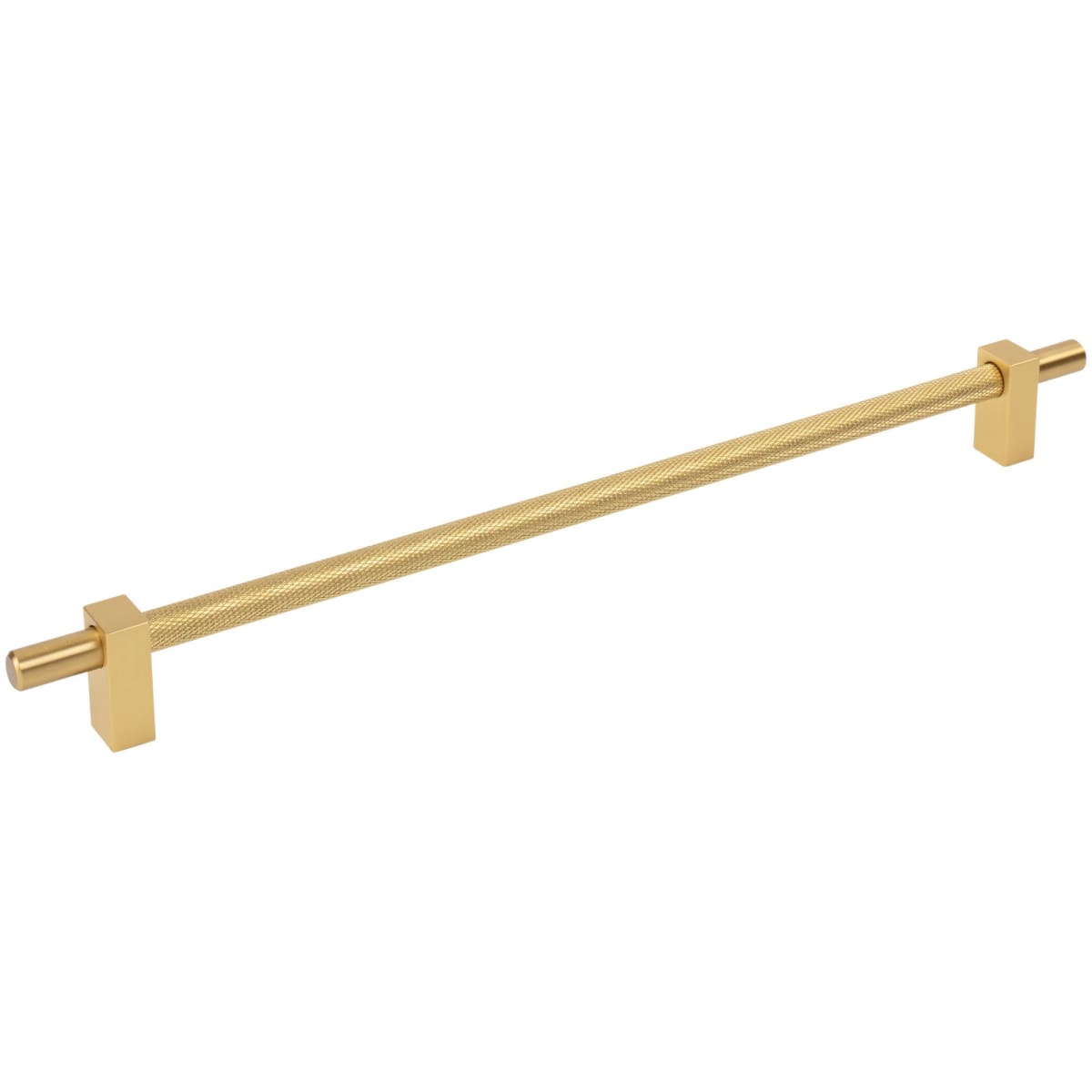 Larkin Center Knurled 12" (305mm) Center to Center Modern Industrial Large Cabinet Bar Handle / Drawer Bar Pull