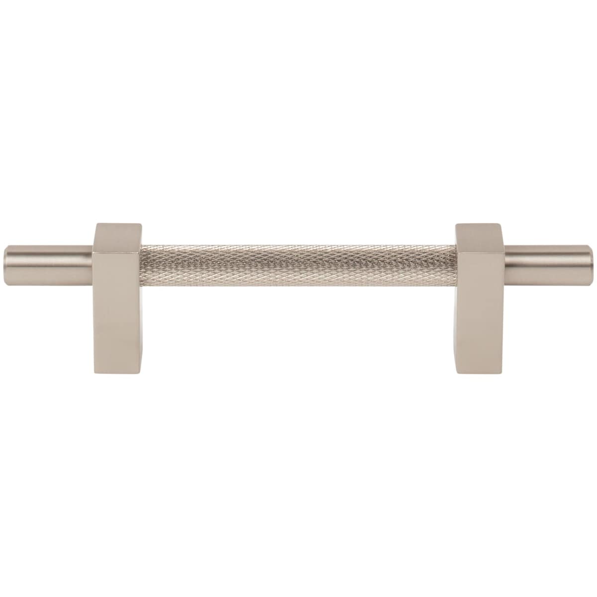 Jeffrey Alexander - 598-96SBZ - Larkin Center Knurled 3-3/4" (96mm) Center to Center Modern Industrial Cabinet Bar Handle / Drawer Bar Pull in Satin Bronze