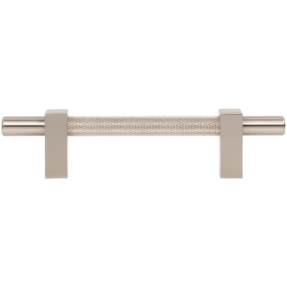 Jeffrey Alexander - 598-96SBZ - Larkin Center Knurled 3-3/4" (96mm) Center to Center Modern Industrial Cabinet Bar Handle / Drawer Bar Pull in Satin Bronze