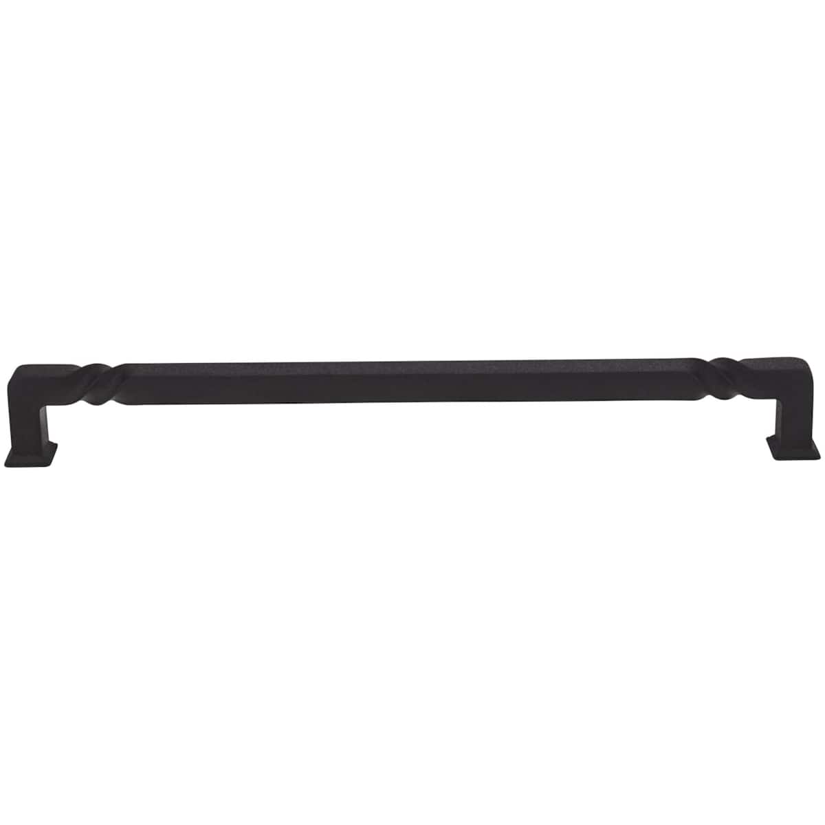 Jeffrey Alexander - 602-12DMAC - Tahoe 12" Center to Center Rustic Twist Square Appliance Handle / Appliance Pull in Distressed Oil Rubbed Bronze